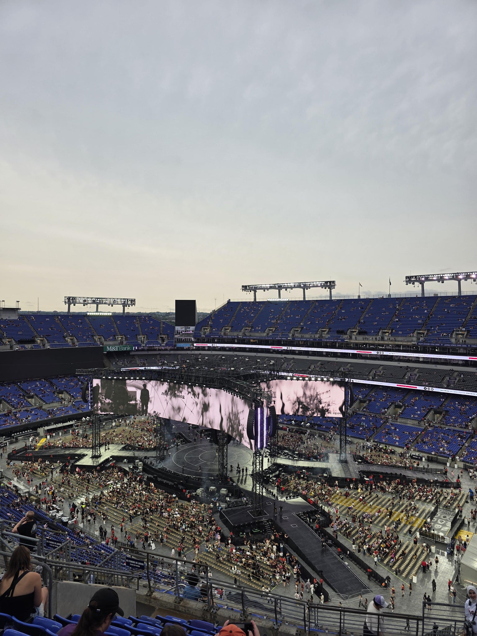 Vue réelle des fans prise de la Section 521 au site M&T Bank Stadium par Jose M