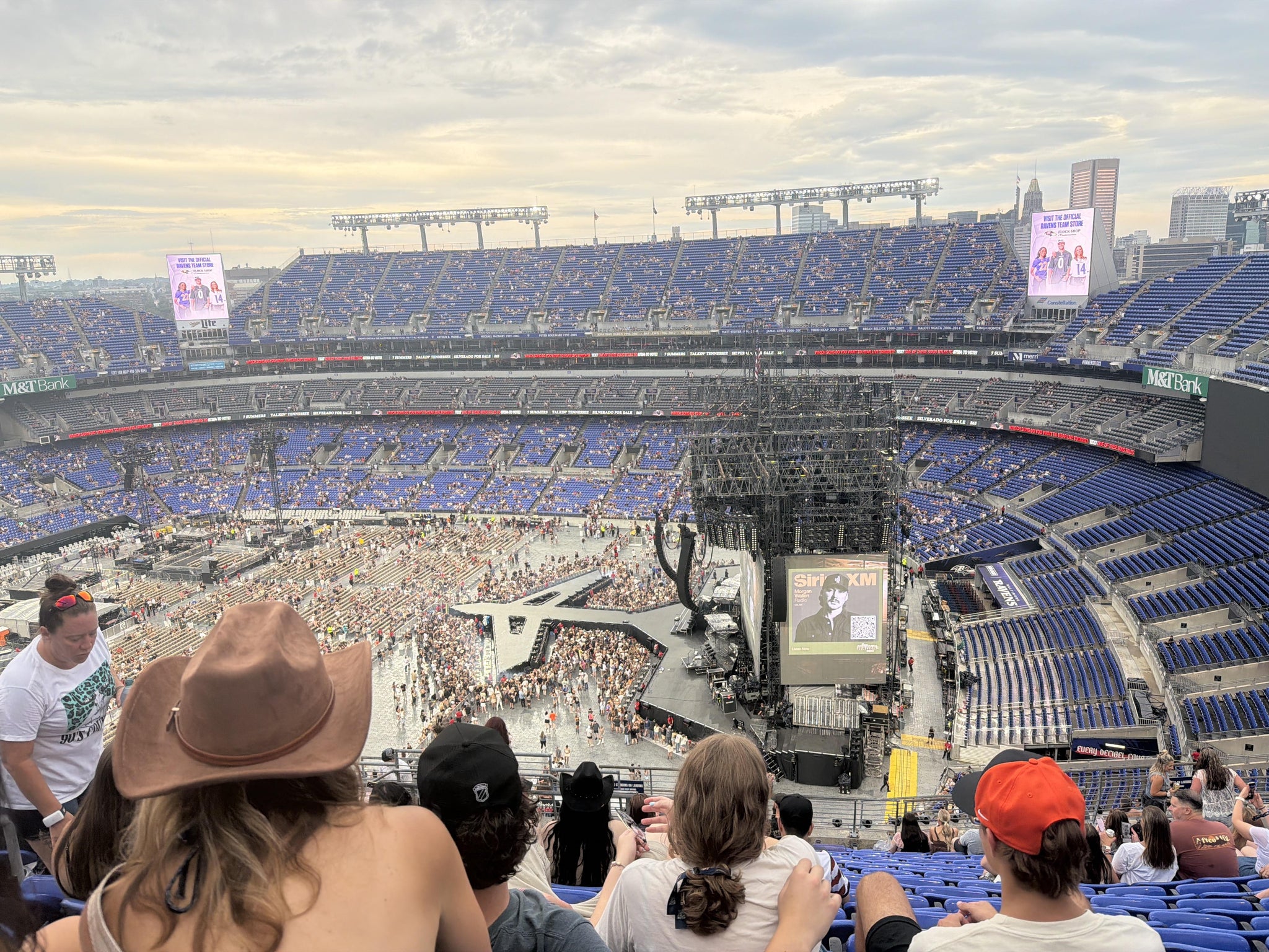 Real Fan View taken from Section 522 at M&T Bank Stadium by Brian S