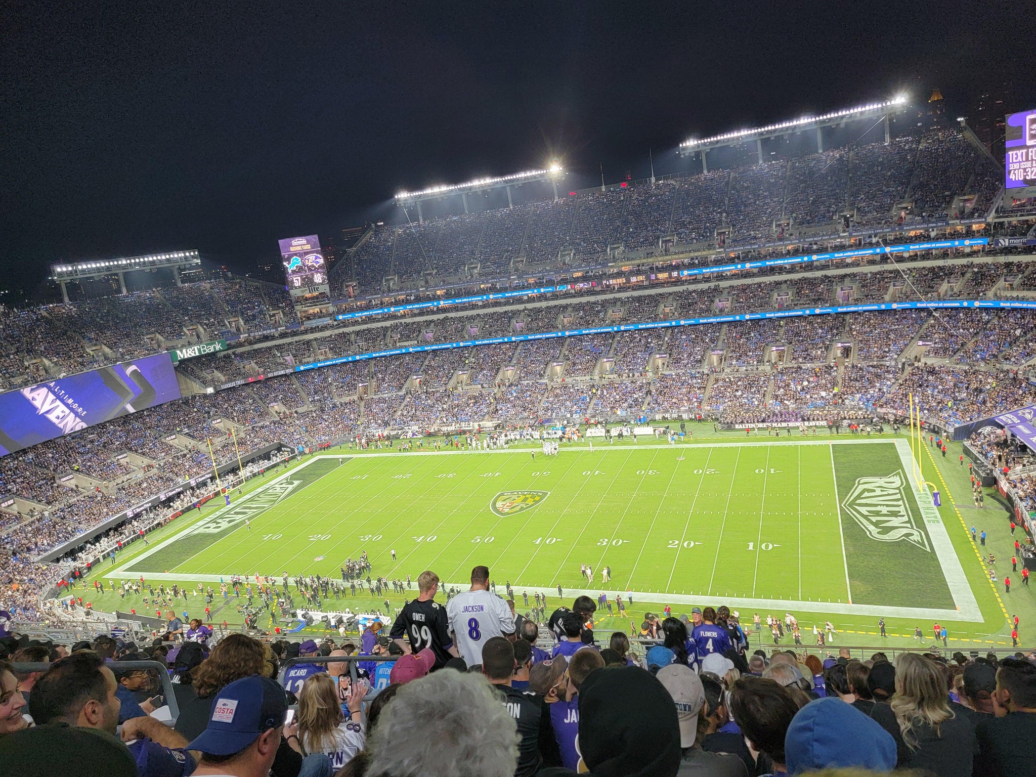 Real Fan View taken from Section 523 at M&T Bank Stadium by Robert M
