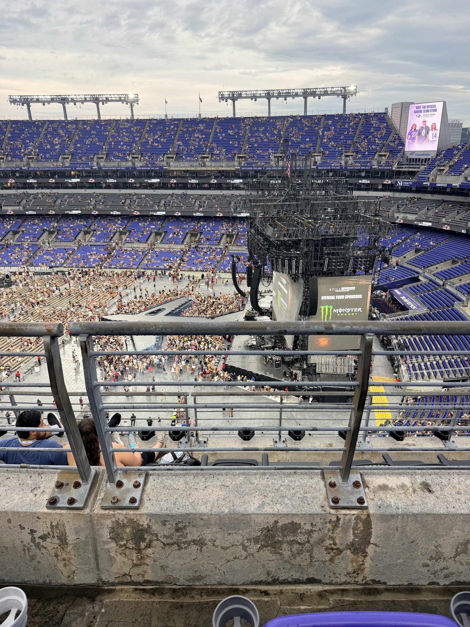 Real Fan View taken from Section 523 at M&T Bank Stadium by Jude D