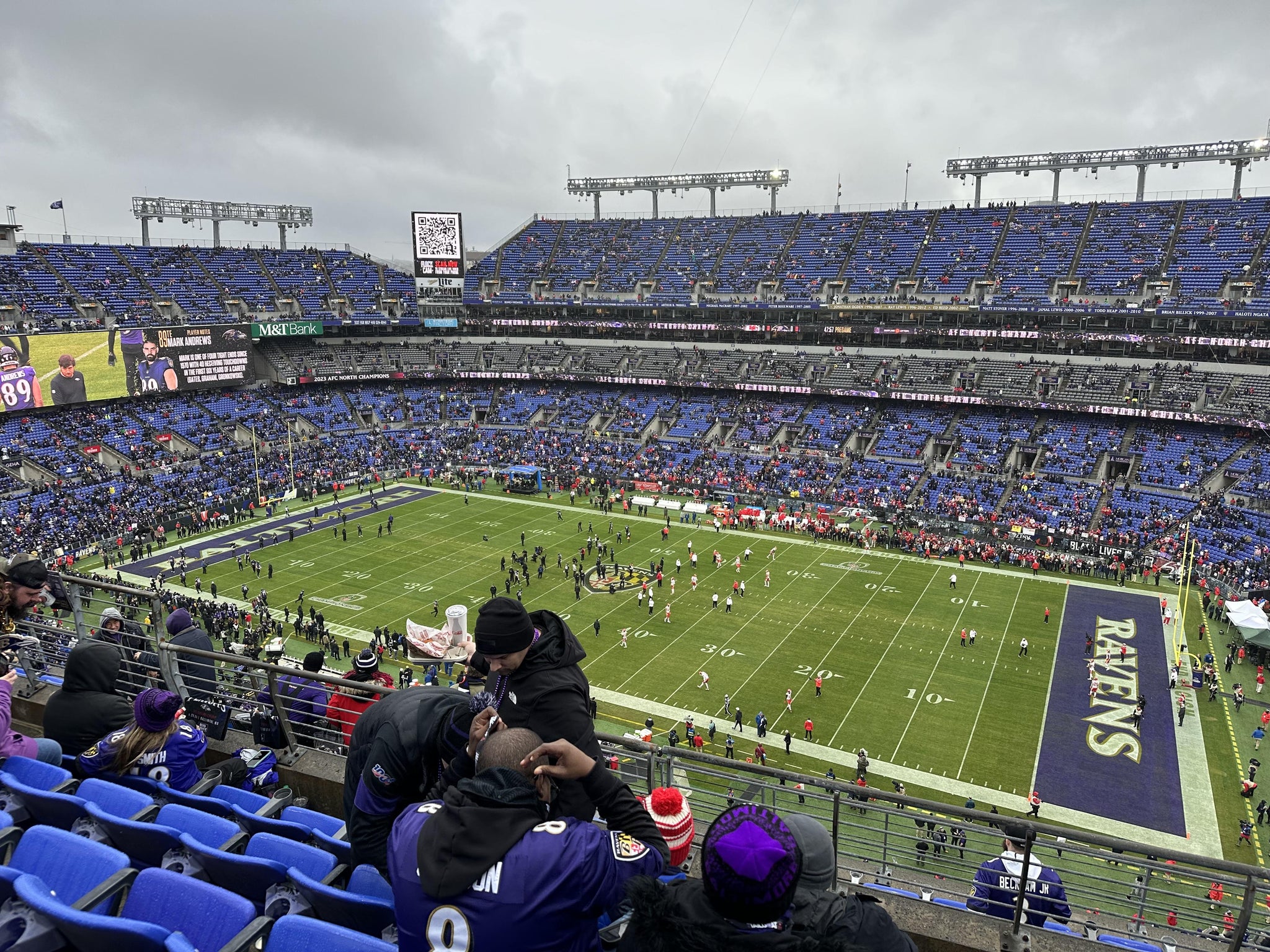 Real Fan View taken from Section 523 at M&T Bank Stadium by Matthew S