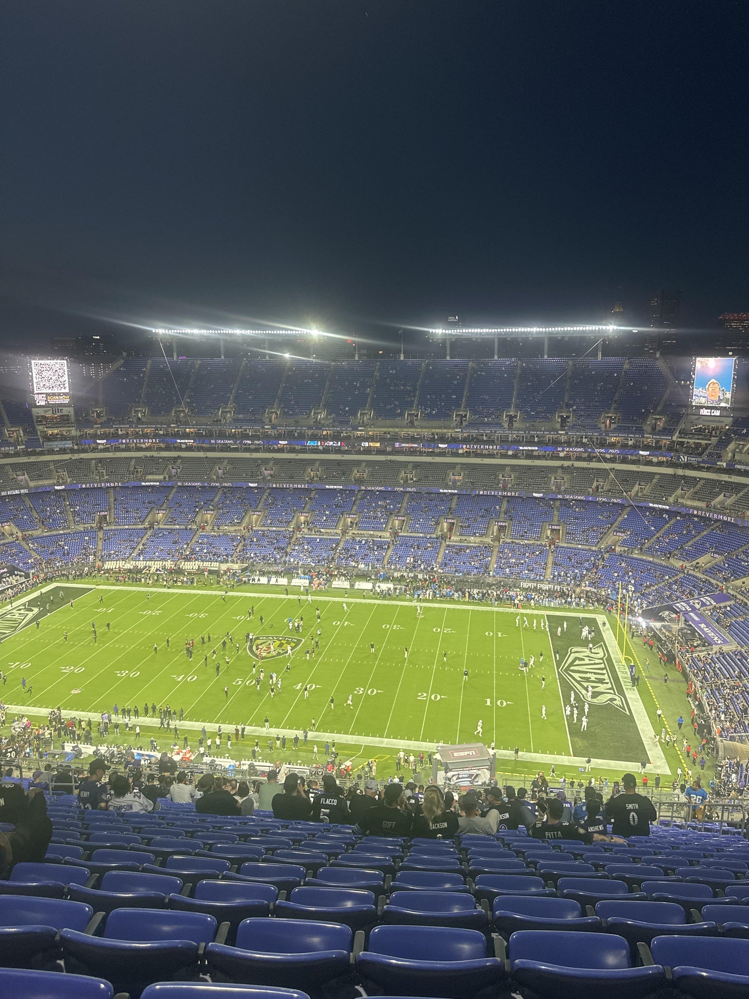 Real Fan View taken from Section 524 at M&T Bank Stadium by Geordan P