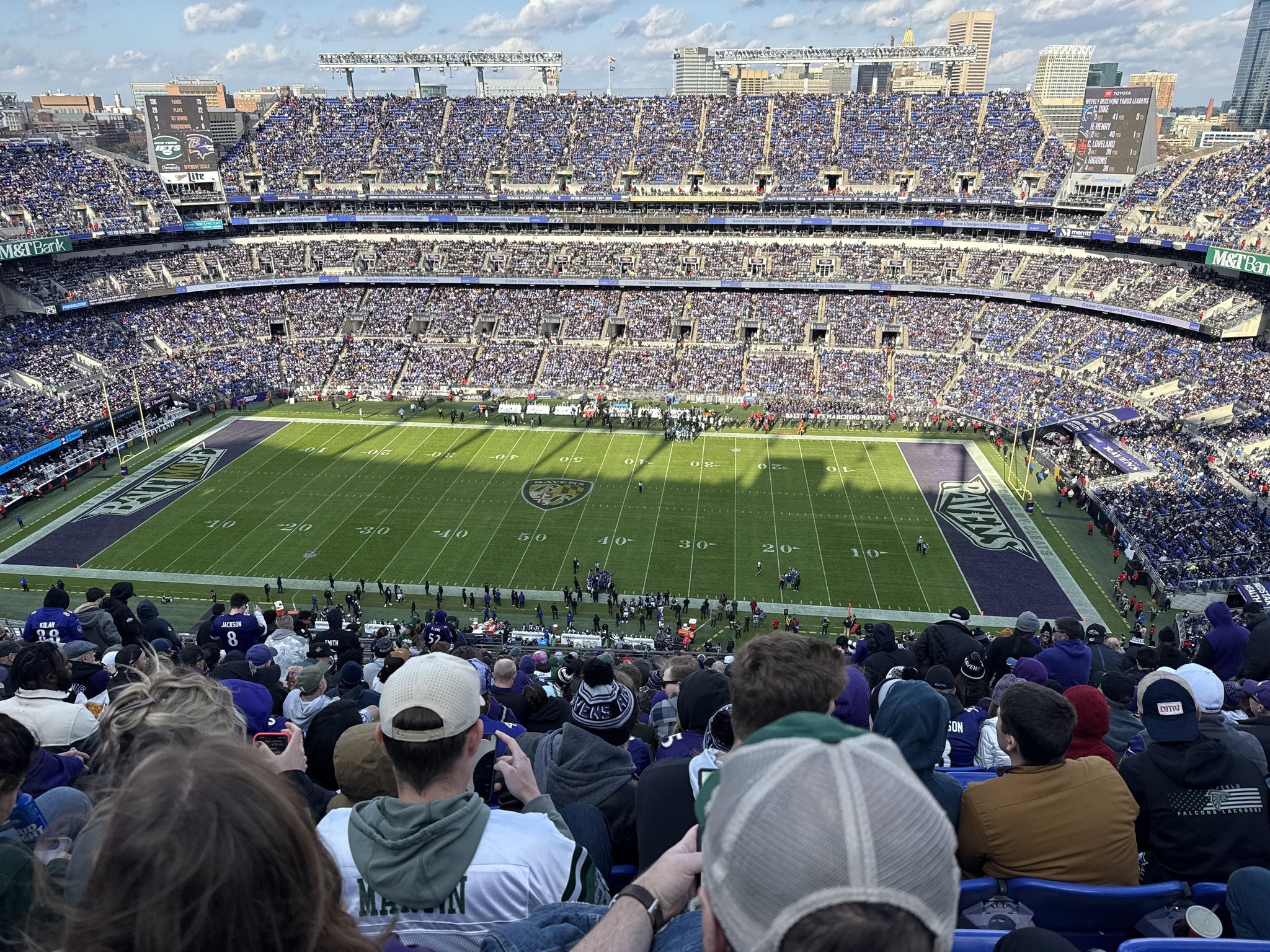 Real Fan View taken from Section 525 at M&T Bank Stadium by James J