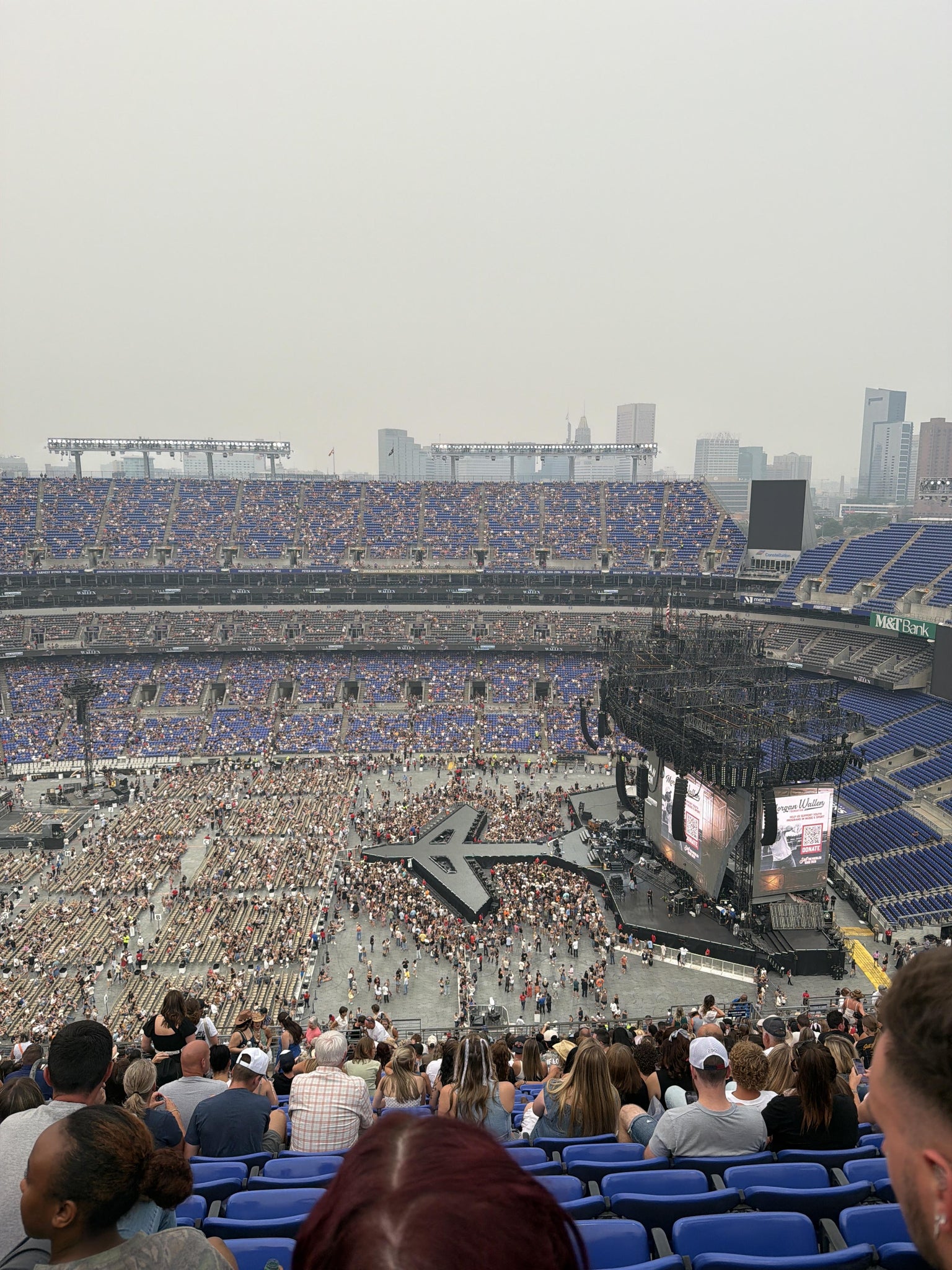 Vue réelle des fans prise de la Section 525 au site M&T Bank Stadium par Alexandria W