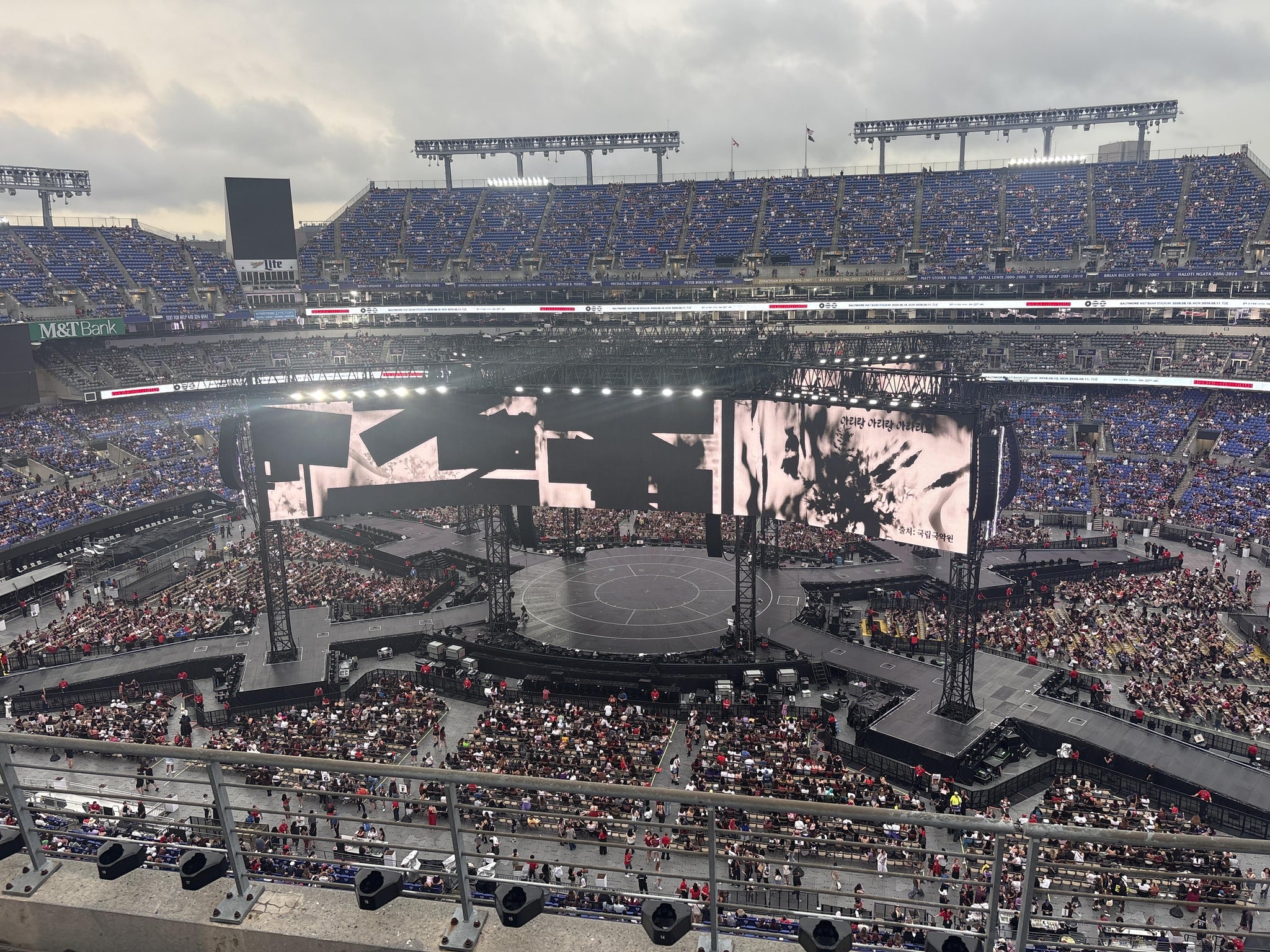 Vue réelle des fans prise de la Section 525 au site M&T Bank Stadium par Hamna B