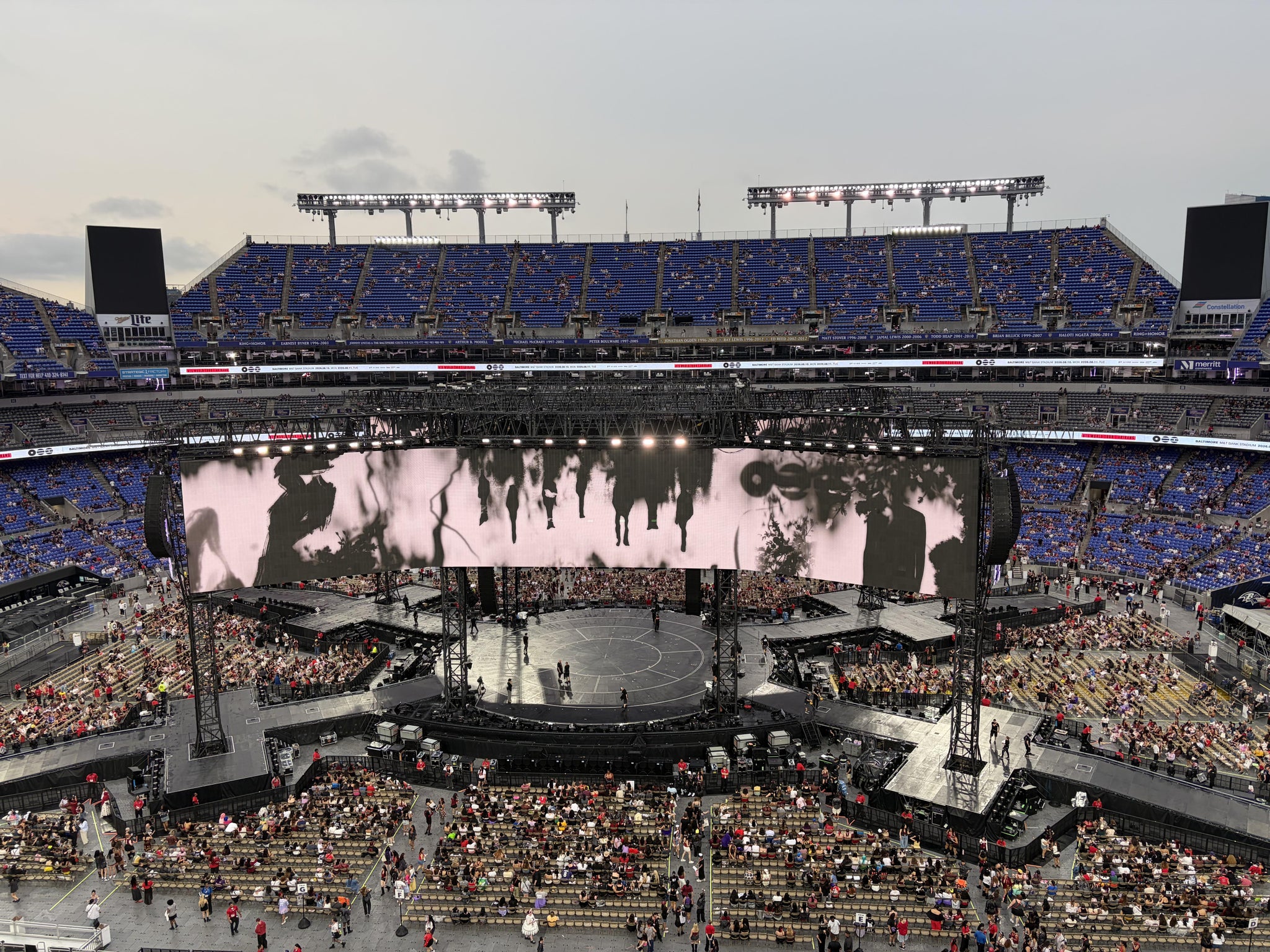 Vue réelle des fans prise de la Section 526 au site M&T Bank Stadium par Lucas A