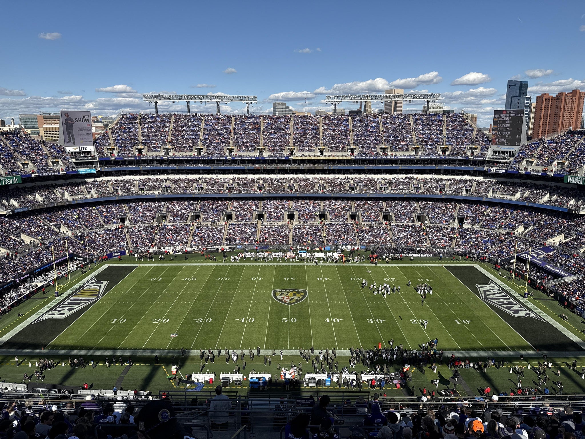 Real Fan View taken from Section 526 at M&T Bank Stadium by Kevin B