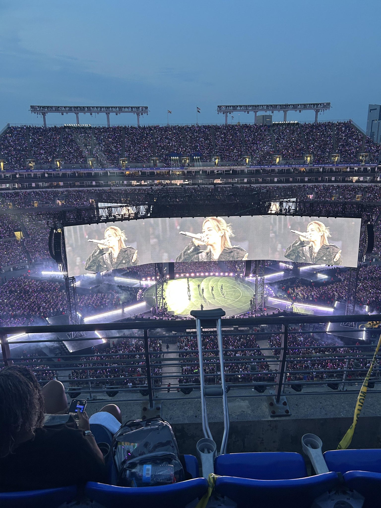 Real Fan View taken from Section 527 at M&T Bank Stadium by Anna louise A