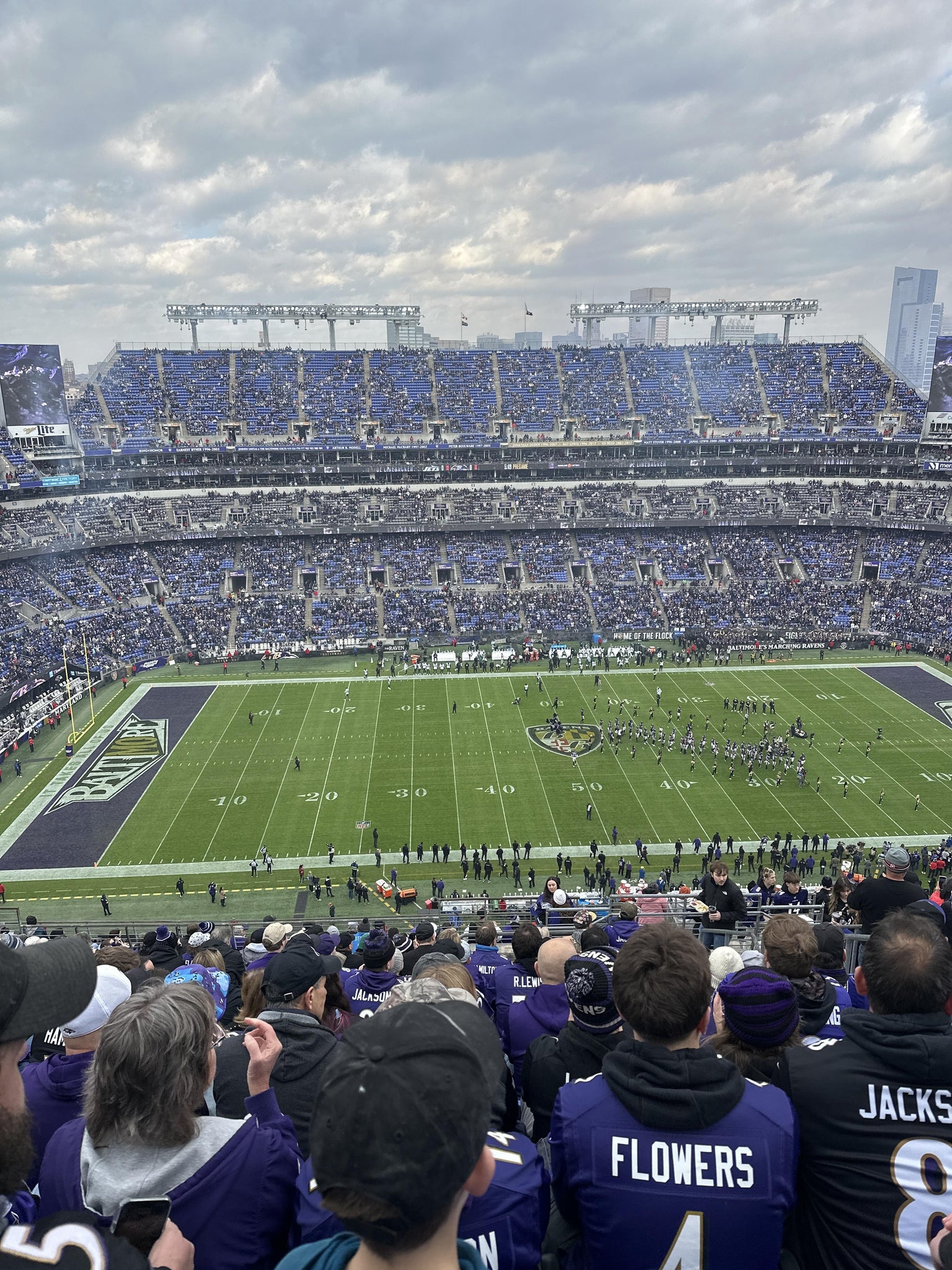 Real Fan View taken from Section 528 at M&T Bank Stadium by Gary K