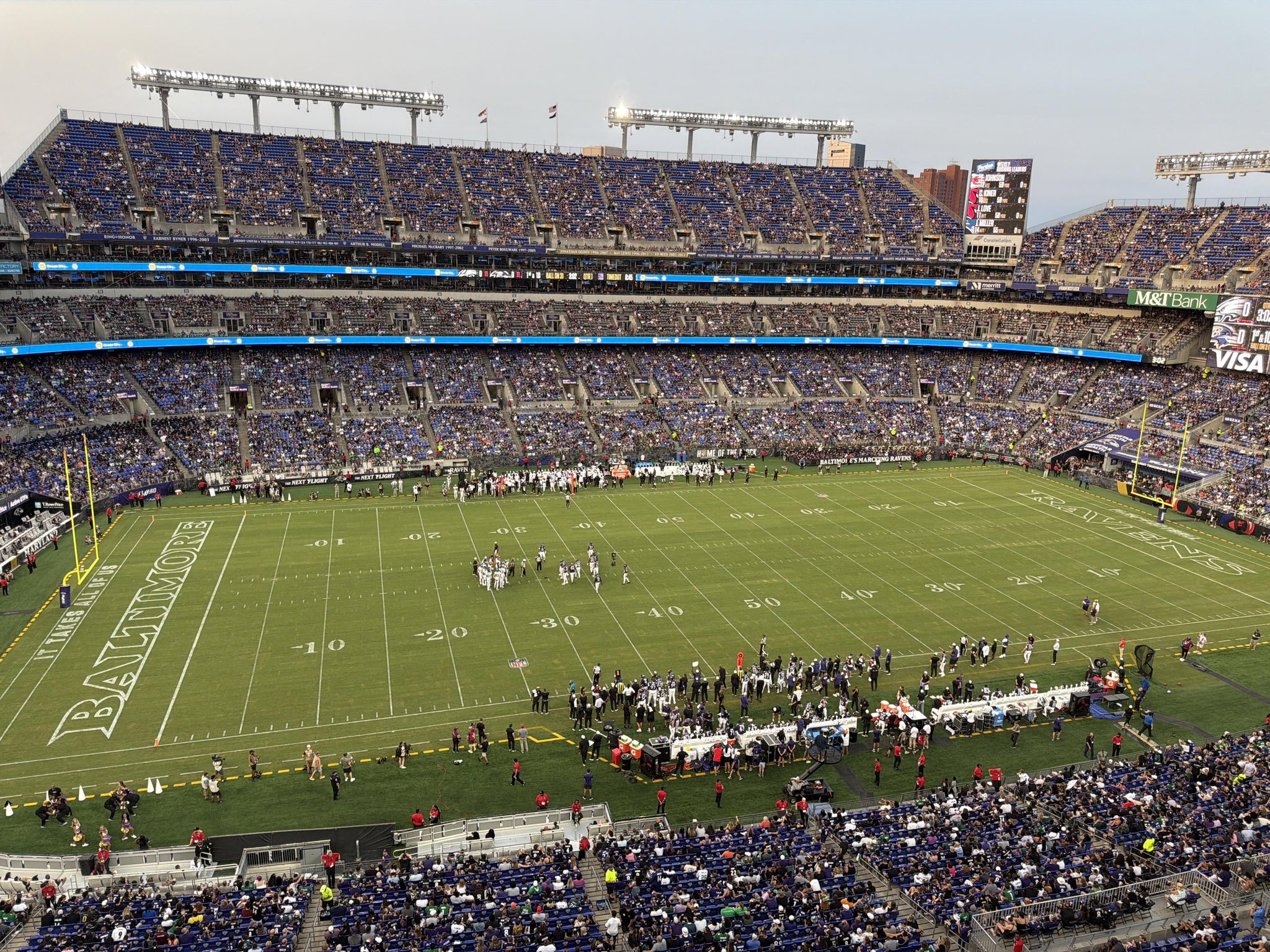 Real Fan View taken from Section 529 at M&T Bank Stadium by Kartik P