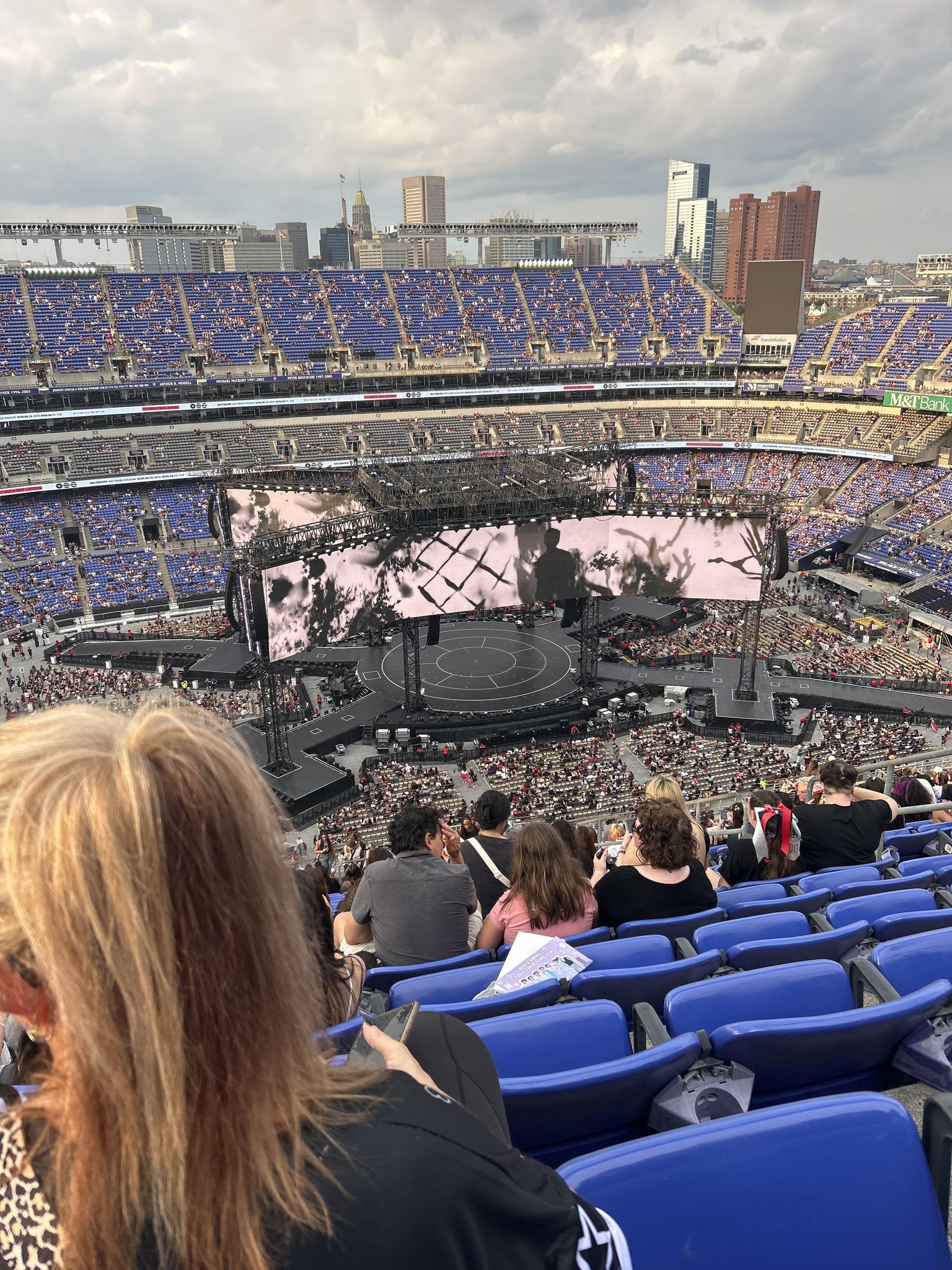 Vue réelle des fans prise de la Section 529 au site M&T Bank Stadium par Alaina B