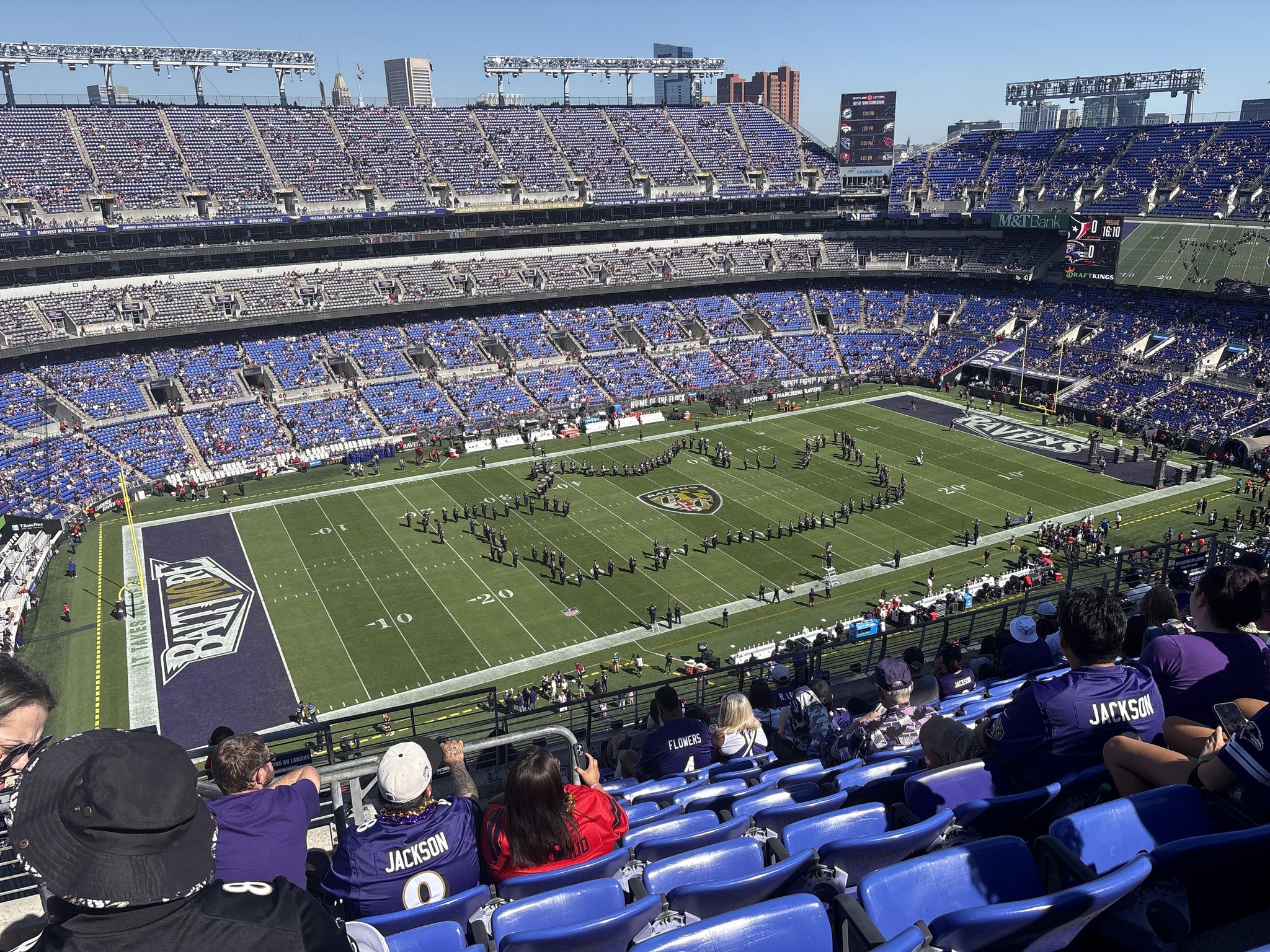 Real Fan View taken from Section 530 at M&T Bank Stadium by Ben H
