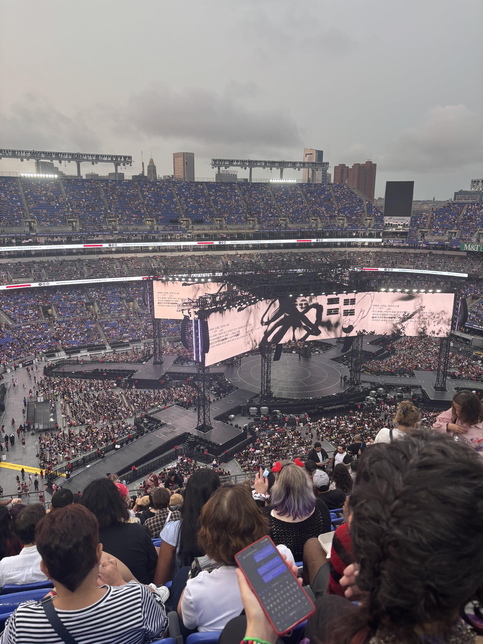 Vue réelle des fans prise de la Section 530 au site M&T Bank Stadium par Ayme G