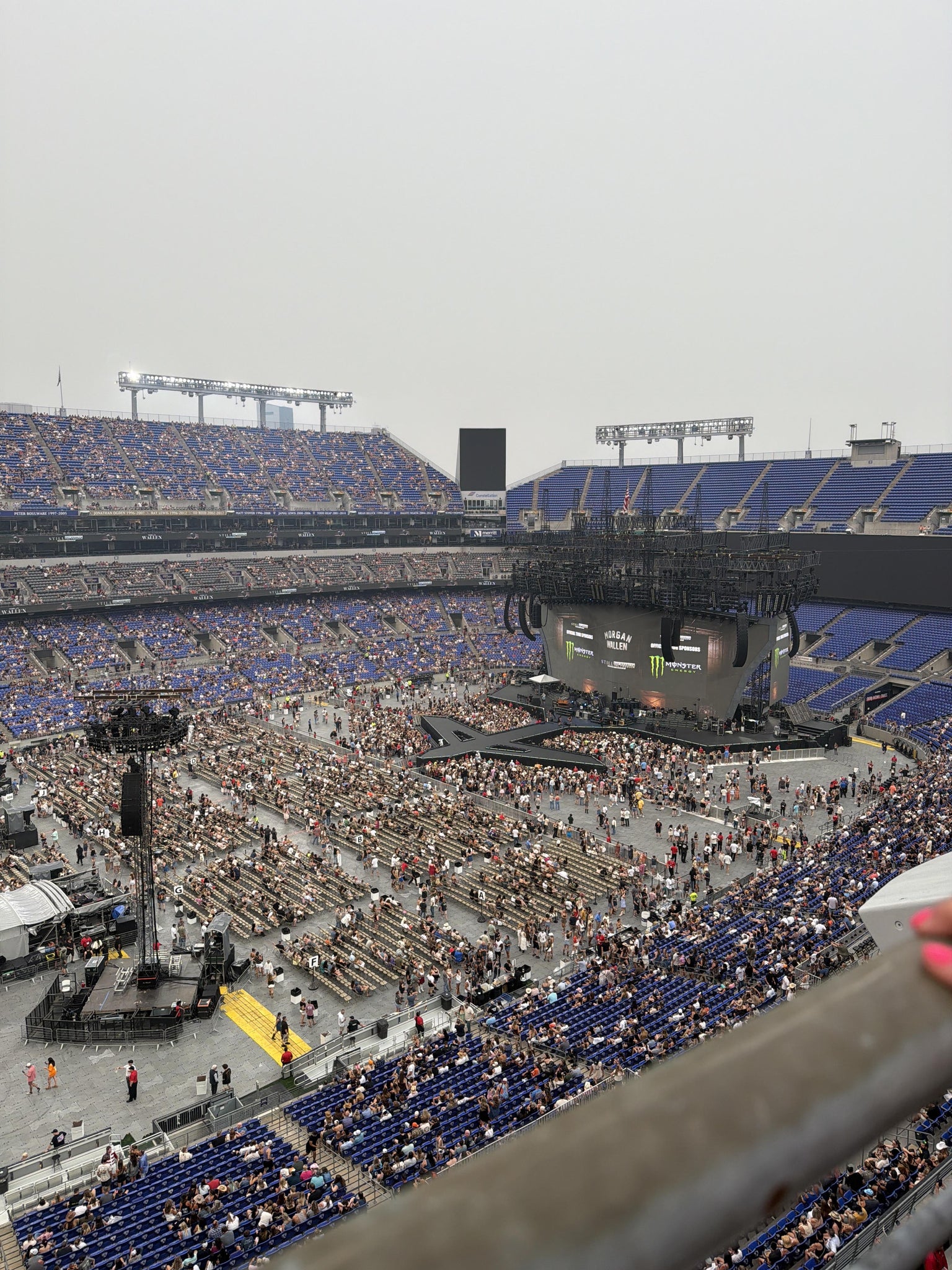 Real Fan View taken from Section 531 at M&T Bank Stadium by Kaitlyn A