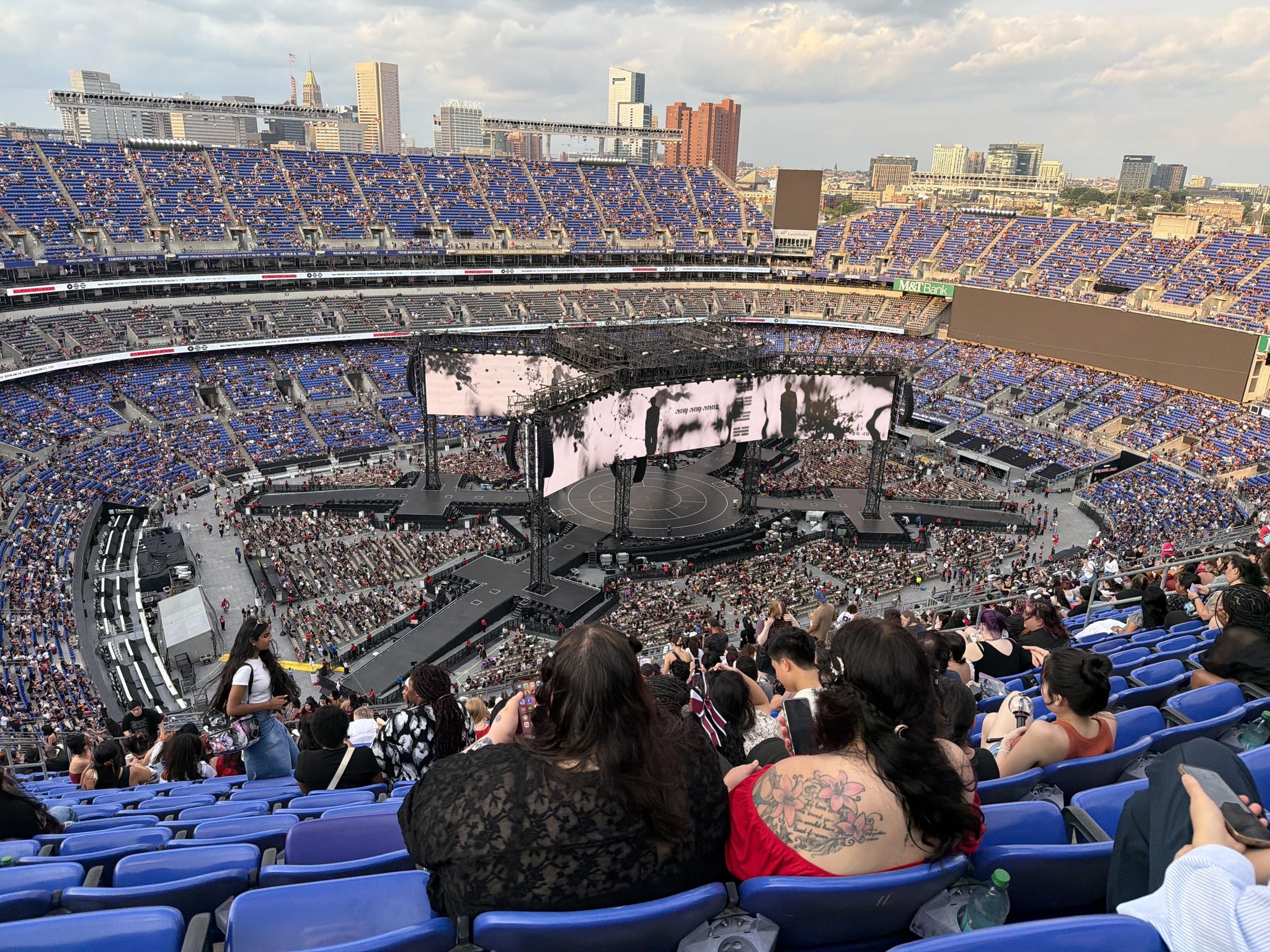 Vue réelle des fans prise de la Section 531 au site M&T Bank Stadium par Kerry O