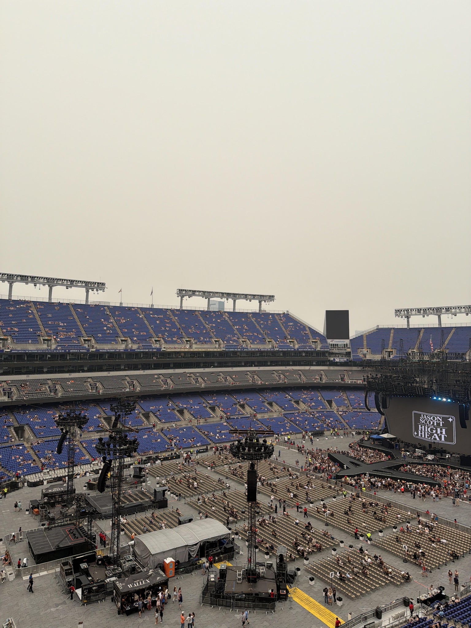 Real Fan View taken from Section 532 at M&T Bank Stadium by Sadie P