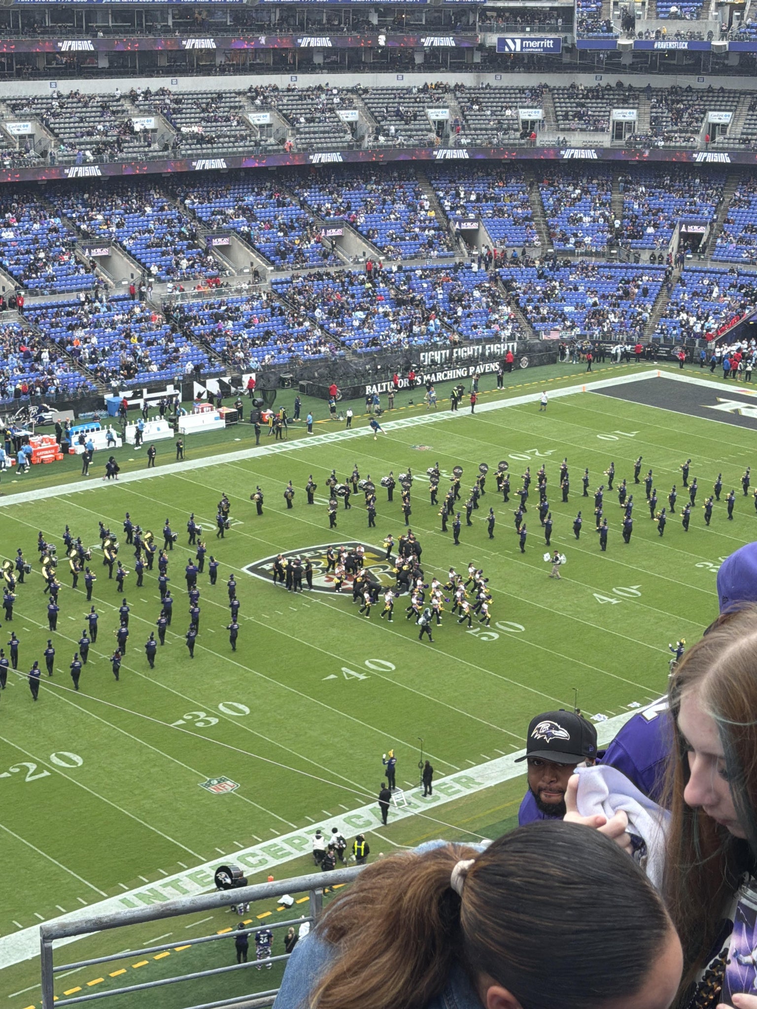 Vue réelle des fans prise de la Section 532 au site M&T Bank Stadium par Bobby B