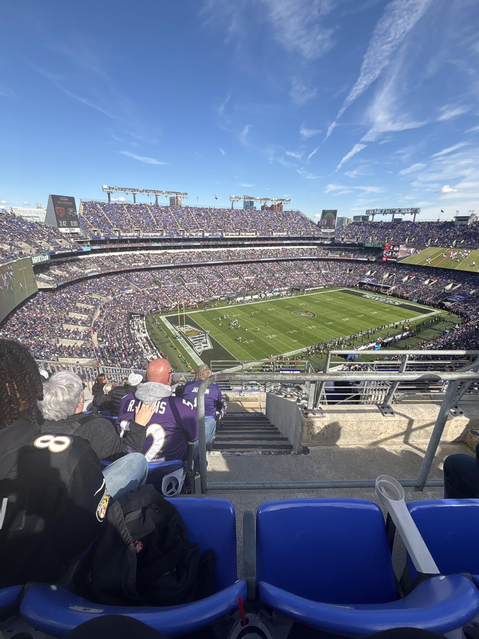 Real Fan View taken from Section 533 at M&T Bank Stadium by Becca H