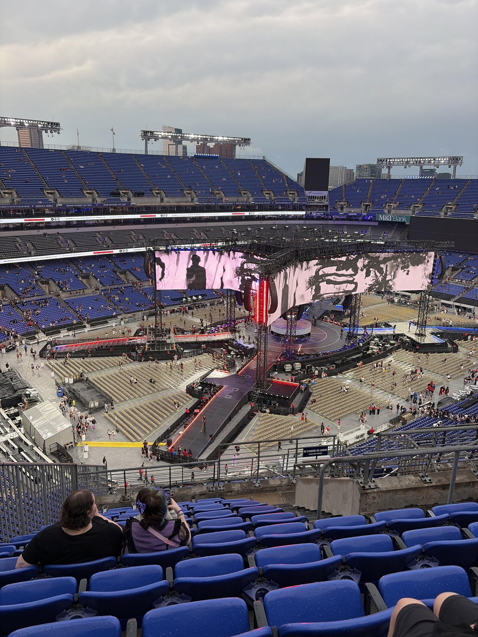 Vue réelle des fans prise de la Section 533 au site M&T Bank Stadium par Nicole S