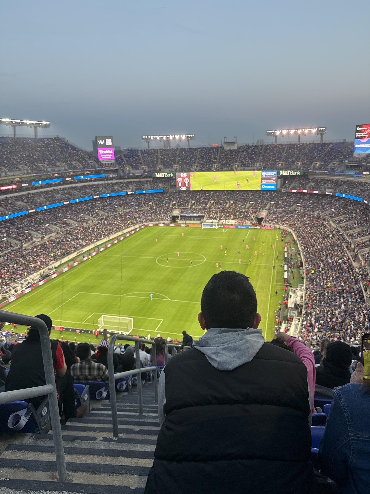 Real Fan View taken from Section 537 at M&T Bank Stadium by Grace M