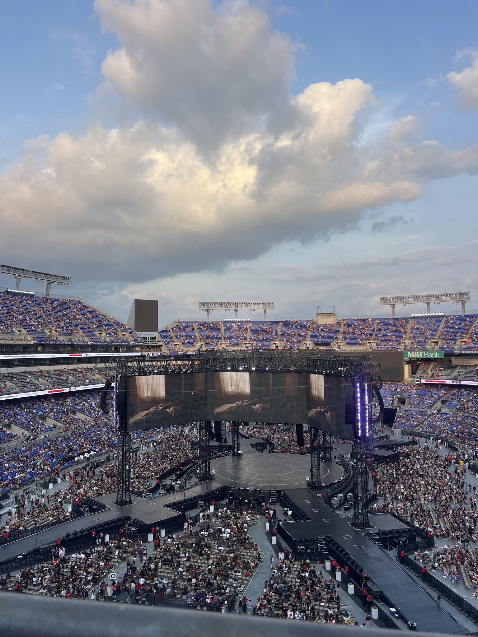 Real Fan View taken from Section 538 at M&T Bank Stadium by Khanh N
