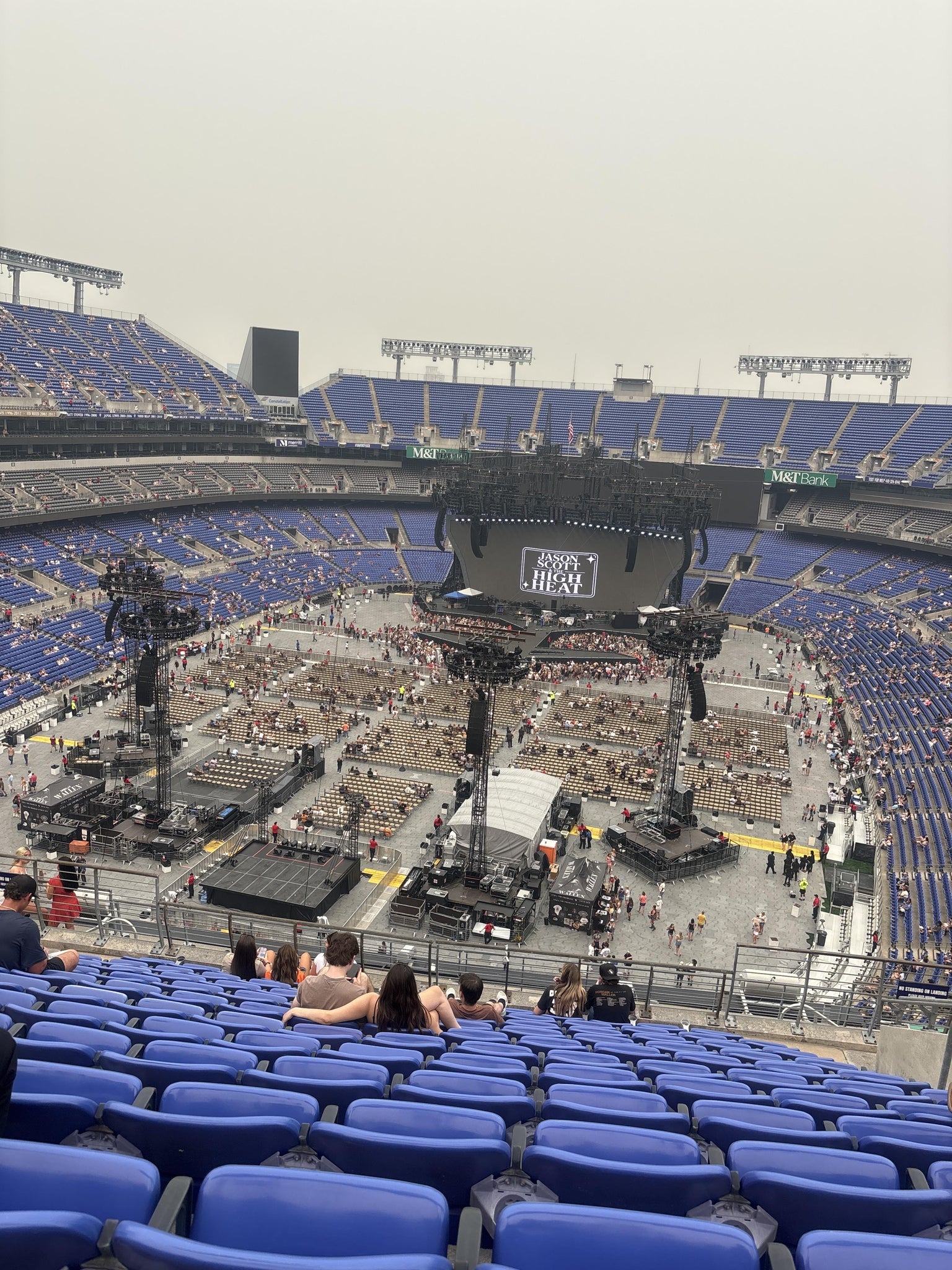 Real Fan View taken from Section 538 at M&T Bank Stadium by Bella C