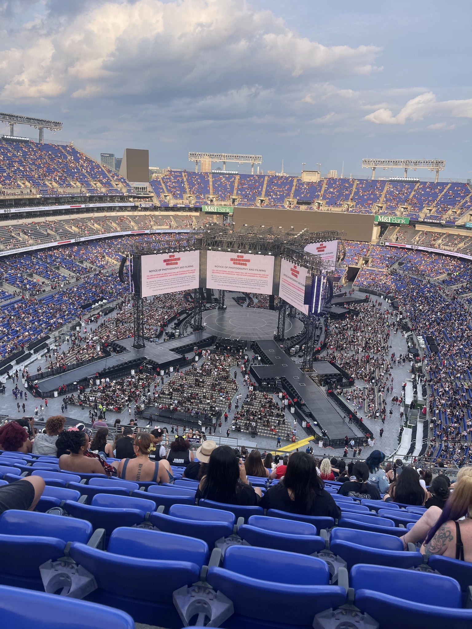 Vue réelle des fans prise de la Section 538 au site M&T Bank Stadium par Sheila M