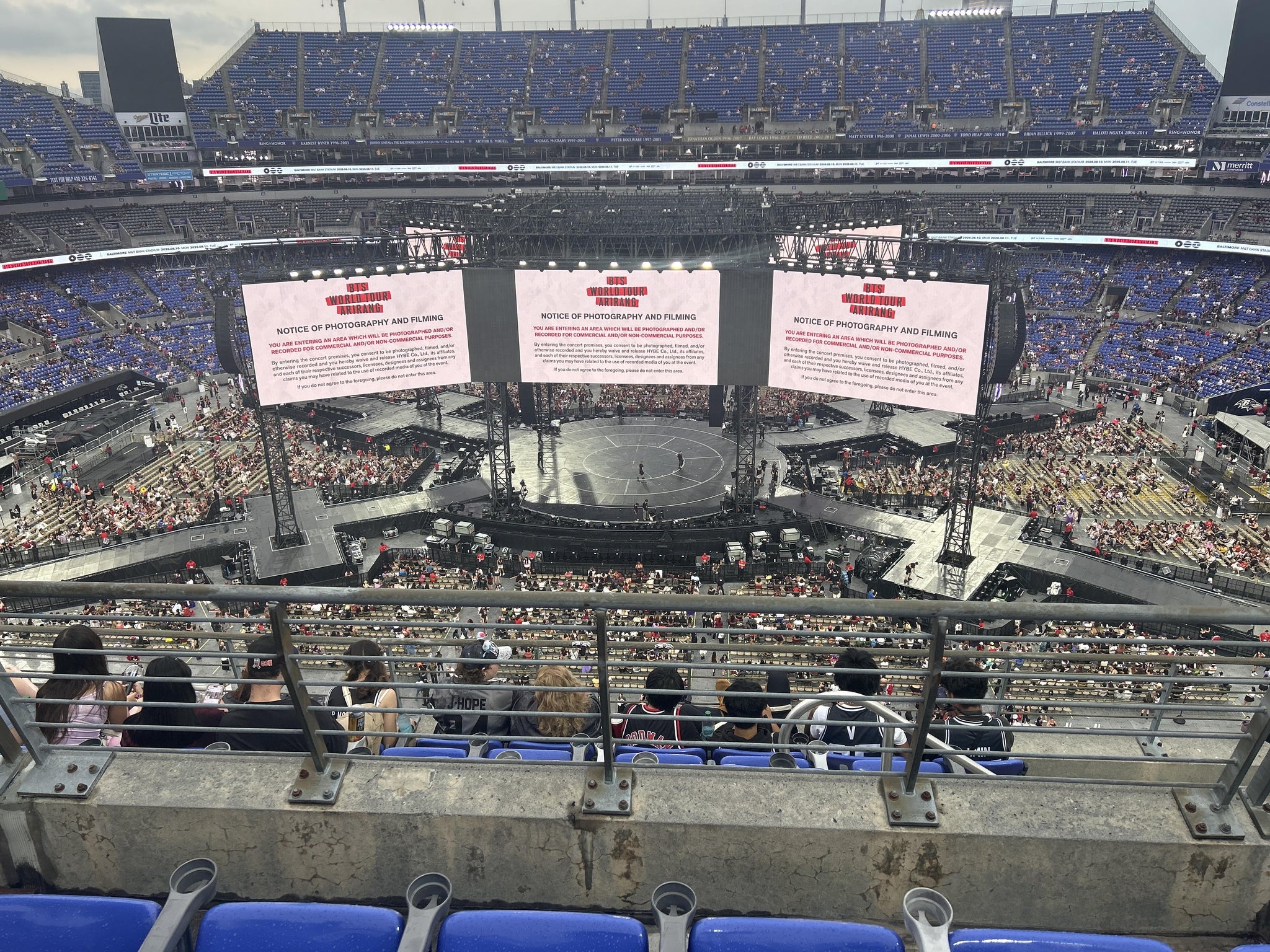 Vue réelle des fans prise de la Section 539 au site M&T Bank Stadium par Anonymous User