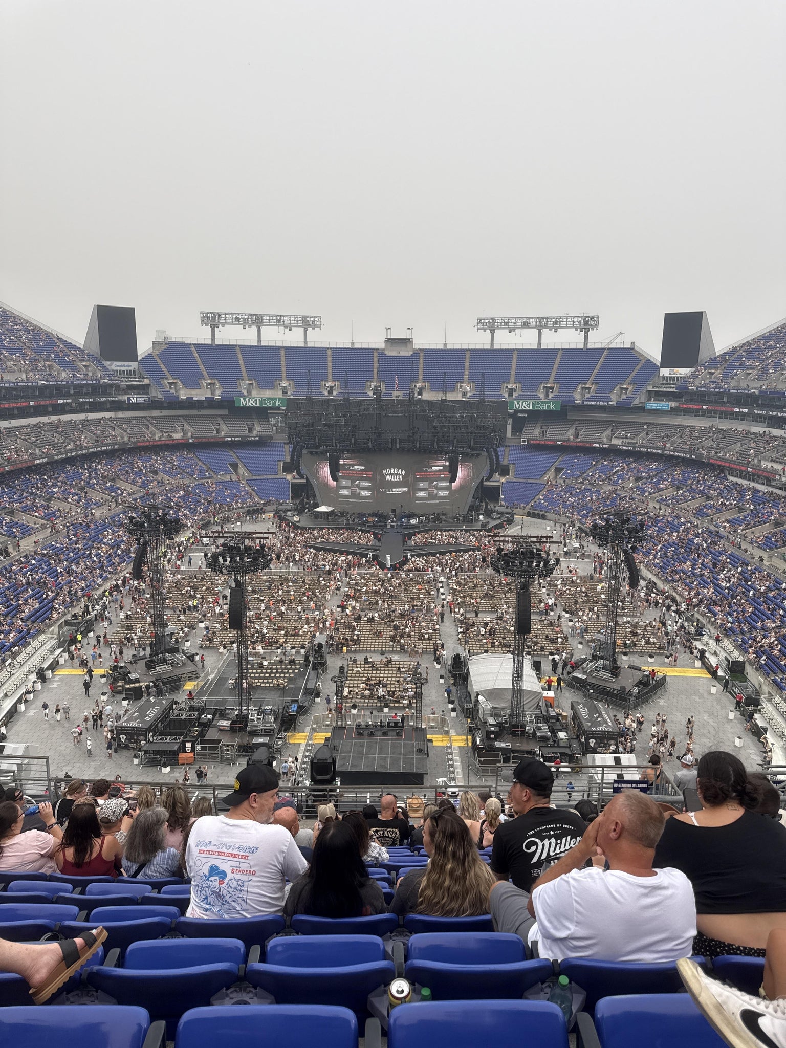 Real Fan View taken from Section 540 at M&T Bank Stadium by Mona K