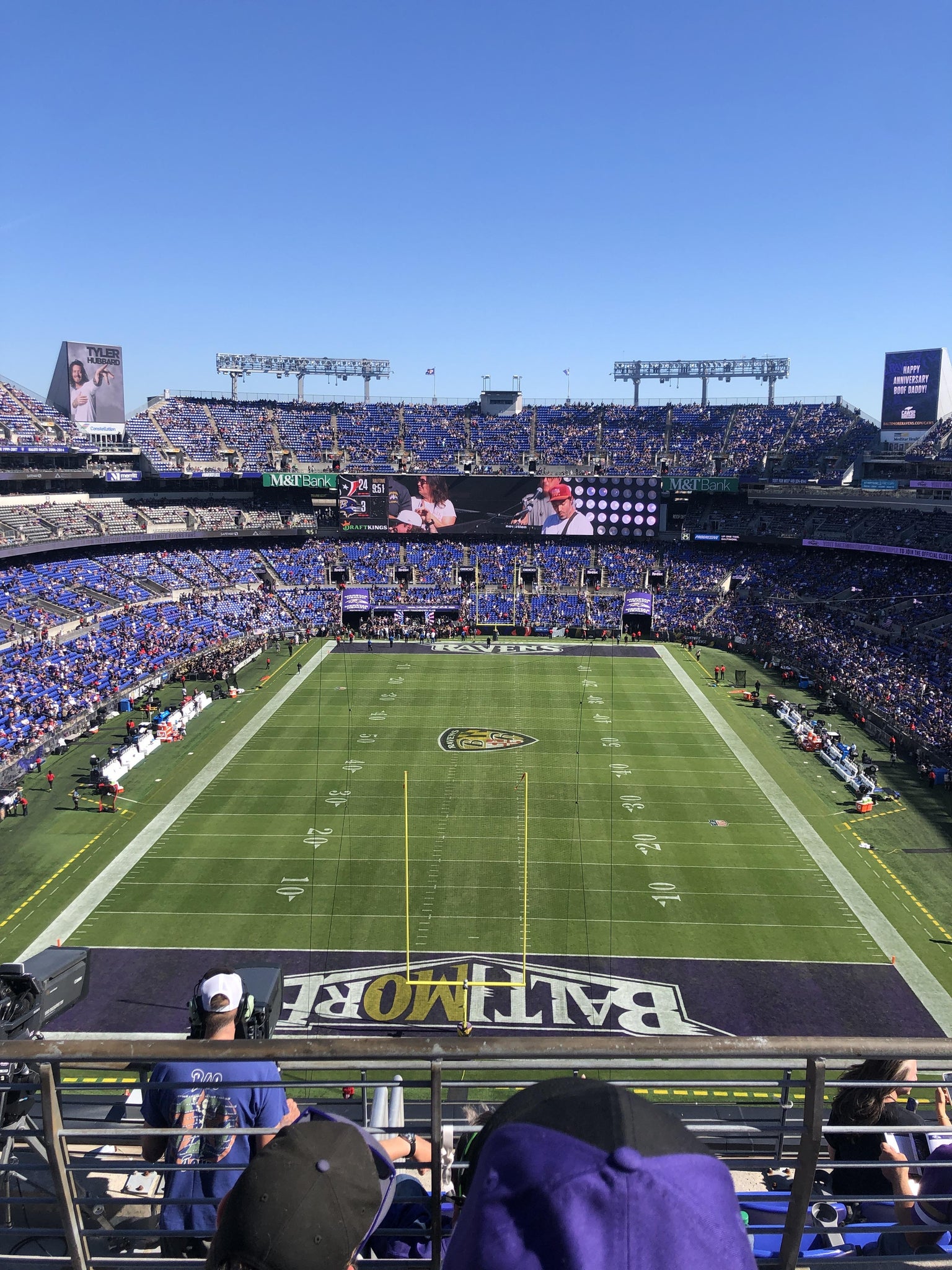 Real Fan View taken from Section 540 at M&T Bank Stadium by Geri D