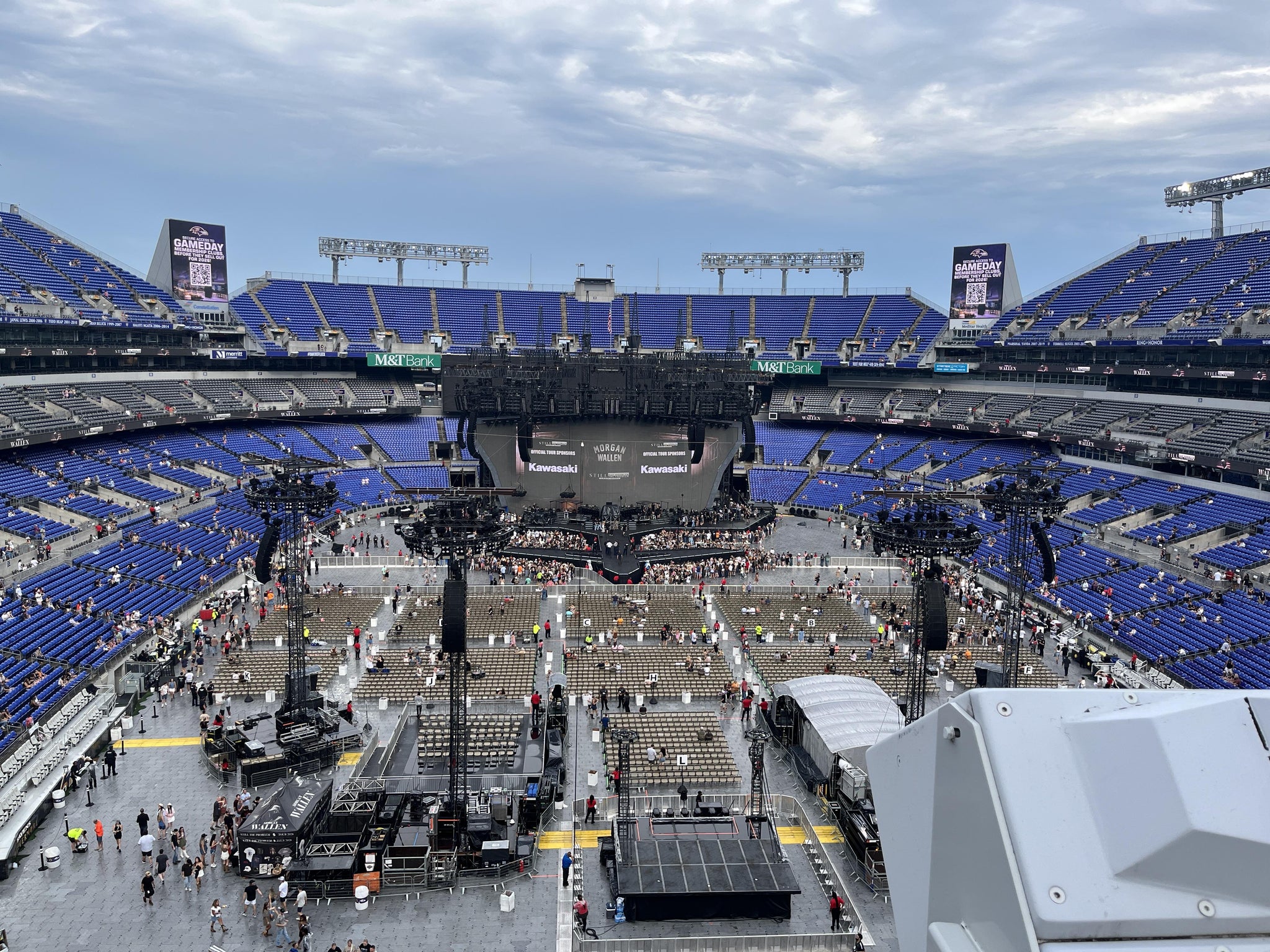 Real Fan View taken from Section 541 at M&T Bank Stadium by Chad M