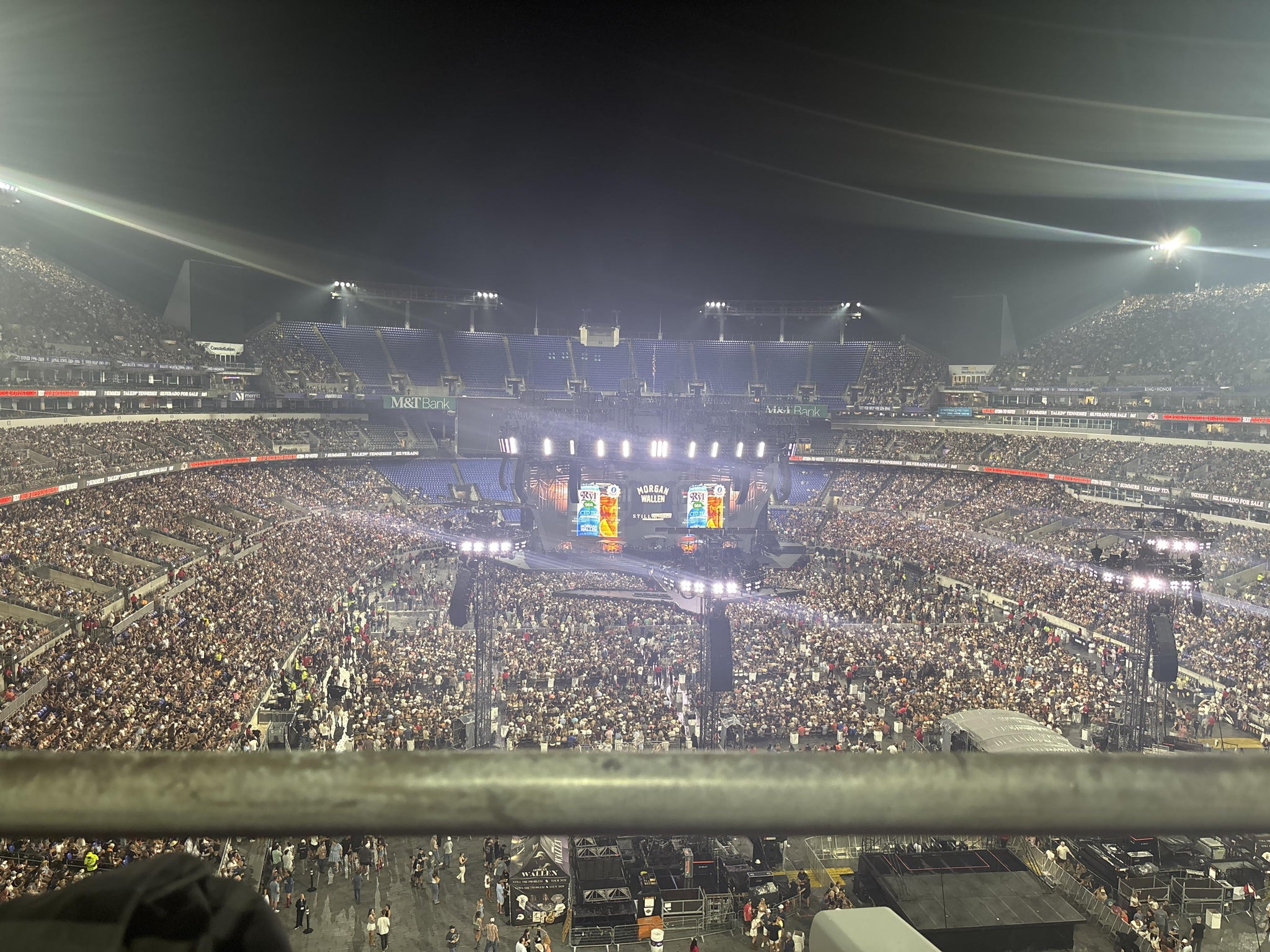 Real Fan View taken from Section 542 at M&T Bank Stadium by Barbara S