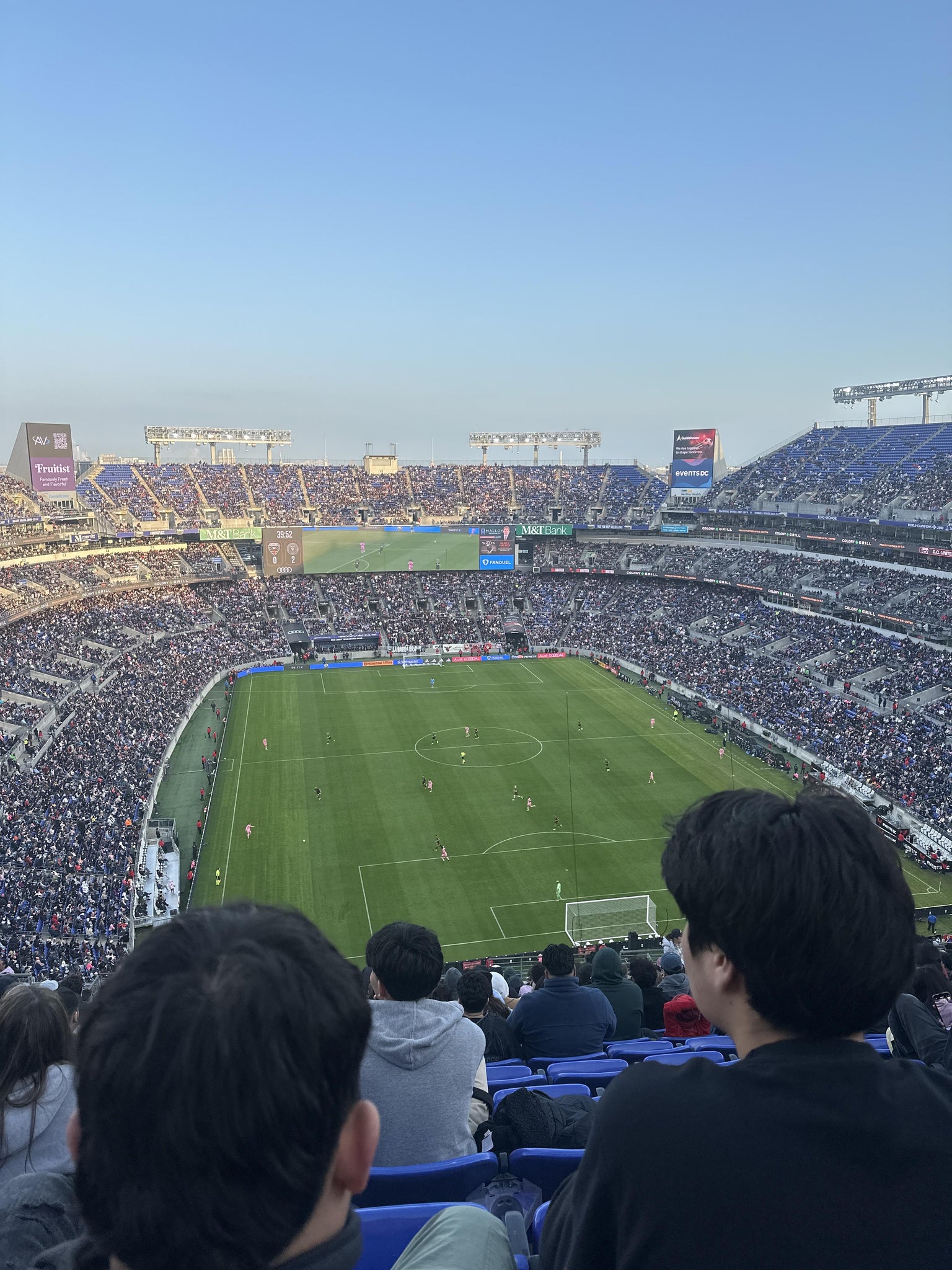 Real Fan View taken from Section 542 at M&T Bank Stadium by Ruhul B