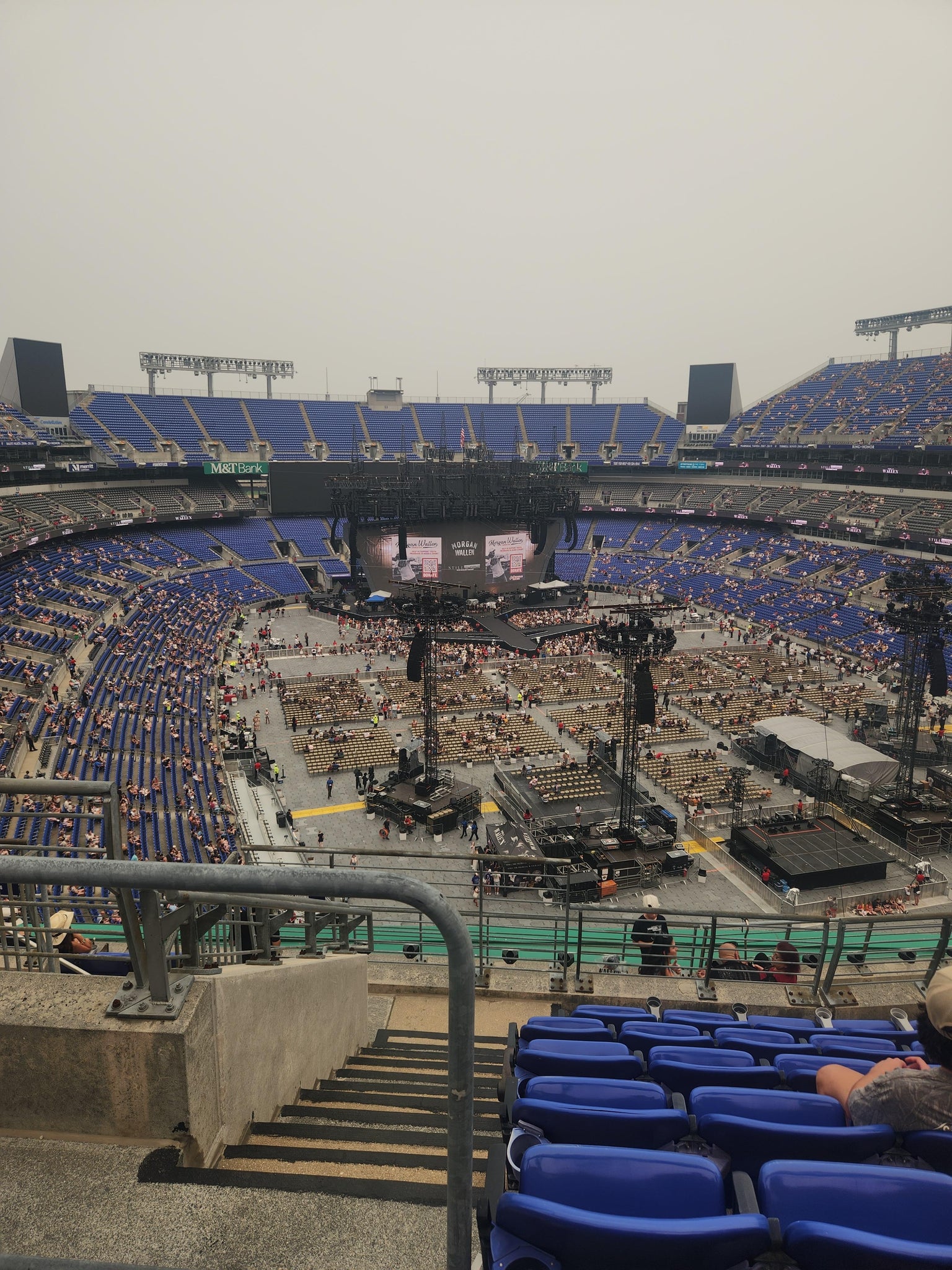 Real Fan View taken from Section 543 at M&T Bank Stadium by Thomas M