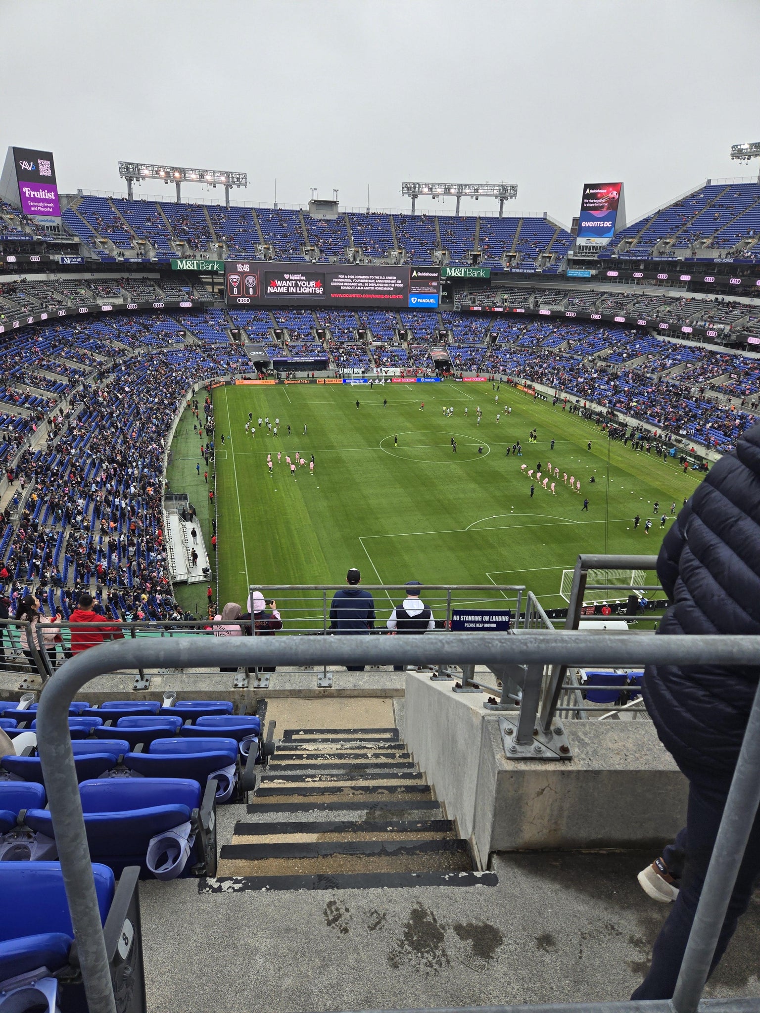 Real Fan View taken from Section 543 at M&T Bank Stadium by Brian H