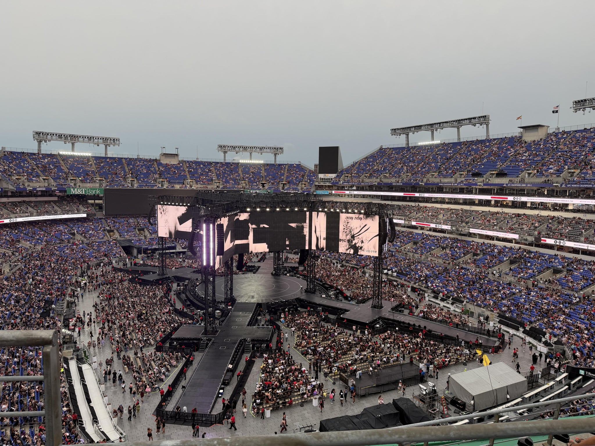 Real Fan View taken from Section 543 at M&T Bank Stadium by Damelis L