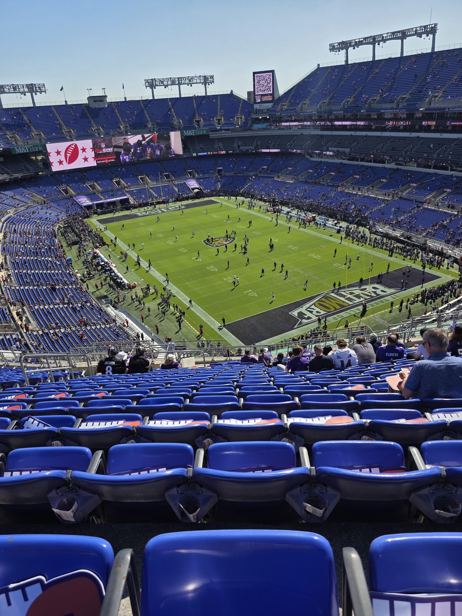 Real Fan View taken from Section 544 at M&T Bank Stadium by William L