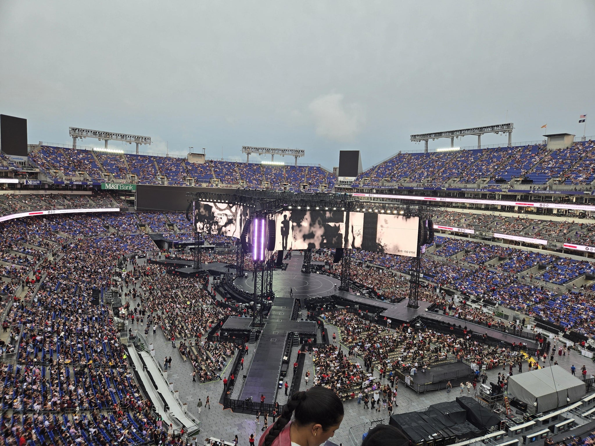 Vue réelle des fans prise de la Section 544 au site M&T Bank Stadium par Kanchan M