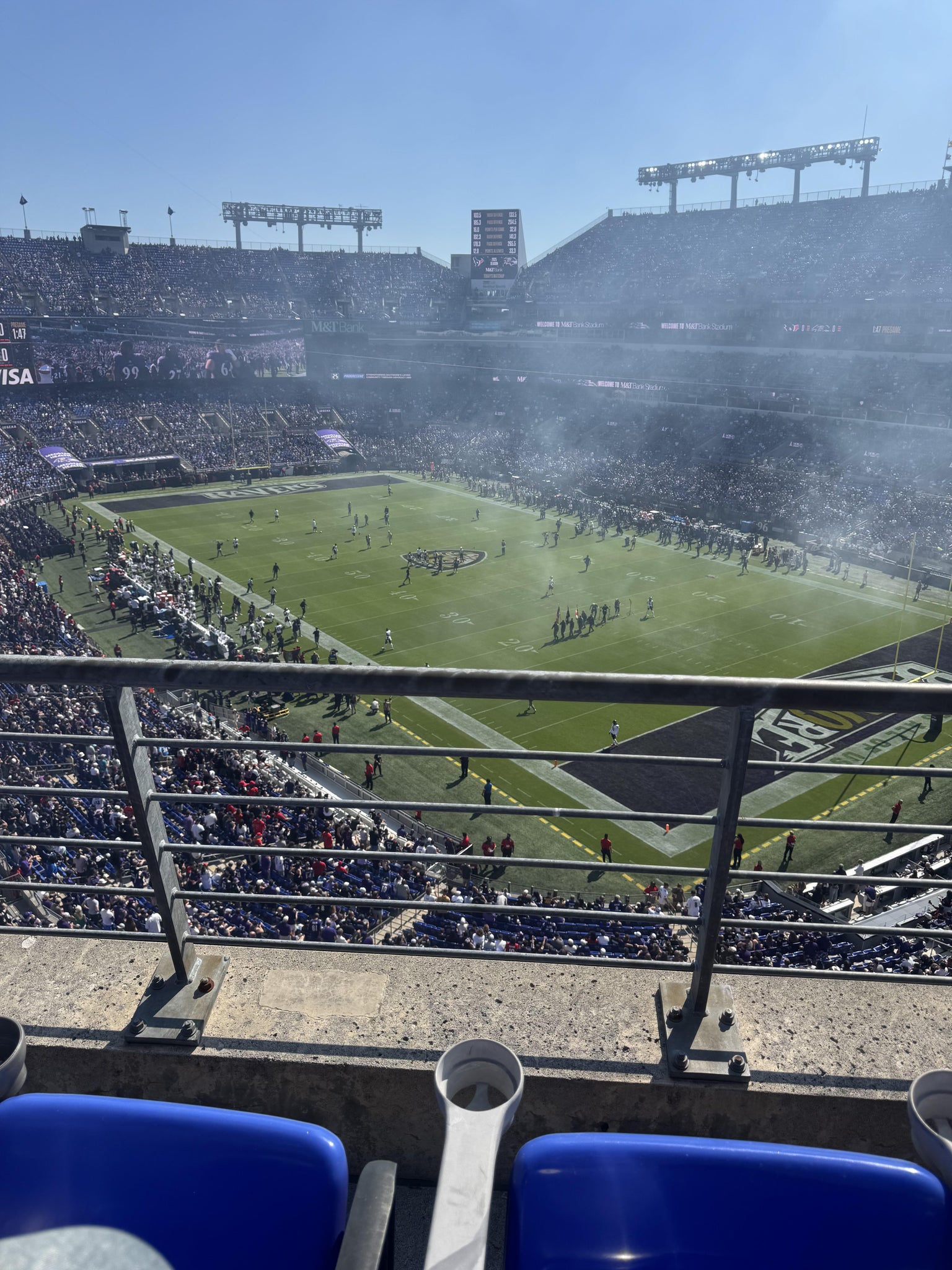 Real Fan View taken from Section 546 at M&T Bank Stadium by David S