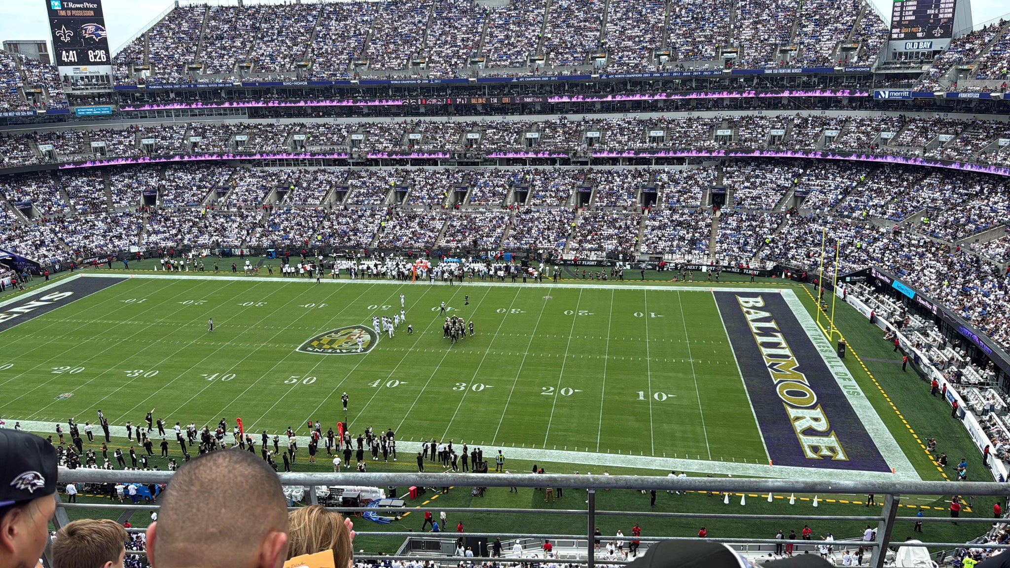 Real Fan View taken from Section 547 A at M&T Bank Stadium by Yamil R