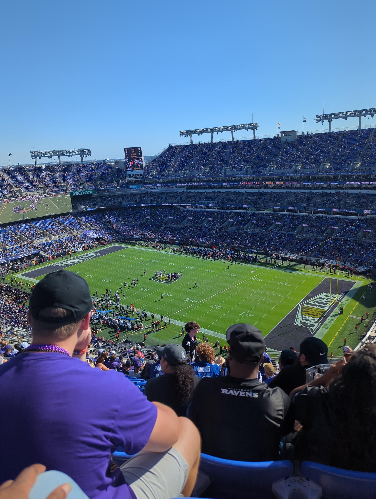 Real Fan View taken from Section 548 at M&T Bank Stadium by Jordan R