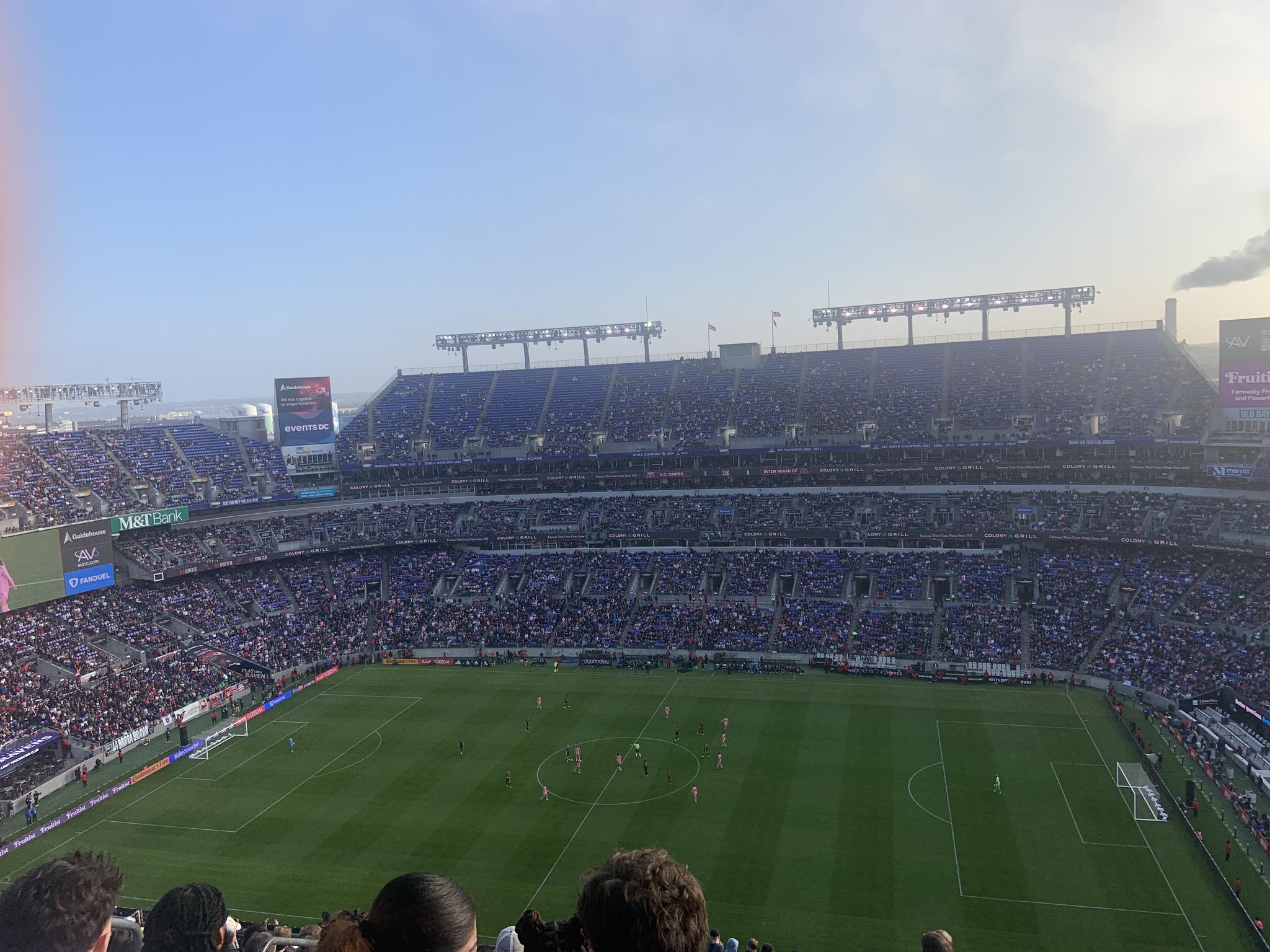 Vue réelle des fans prise de la Section 551 au site M&T Bank Stadium par Jose l P
