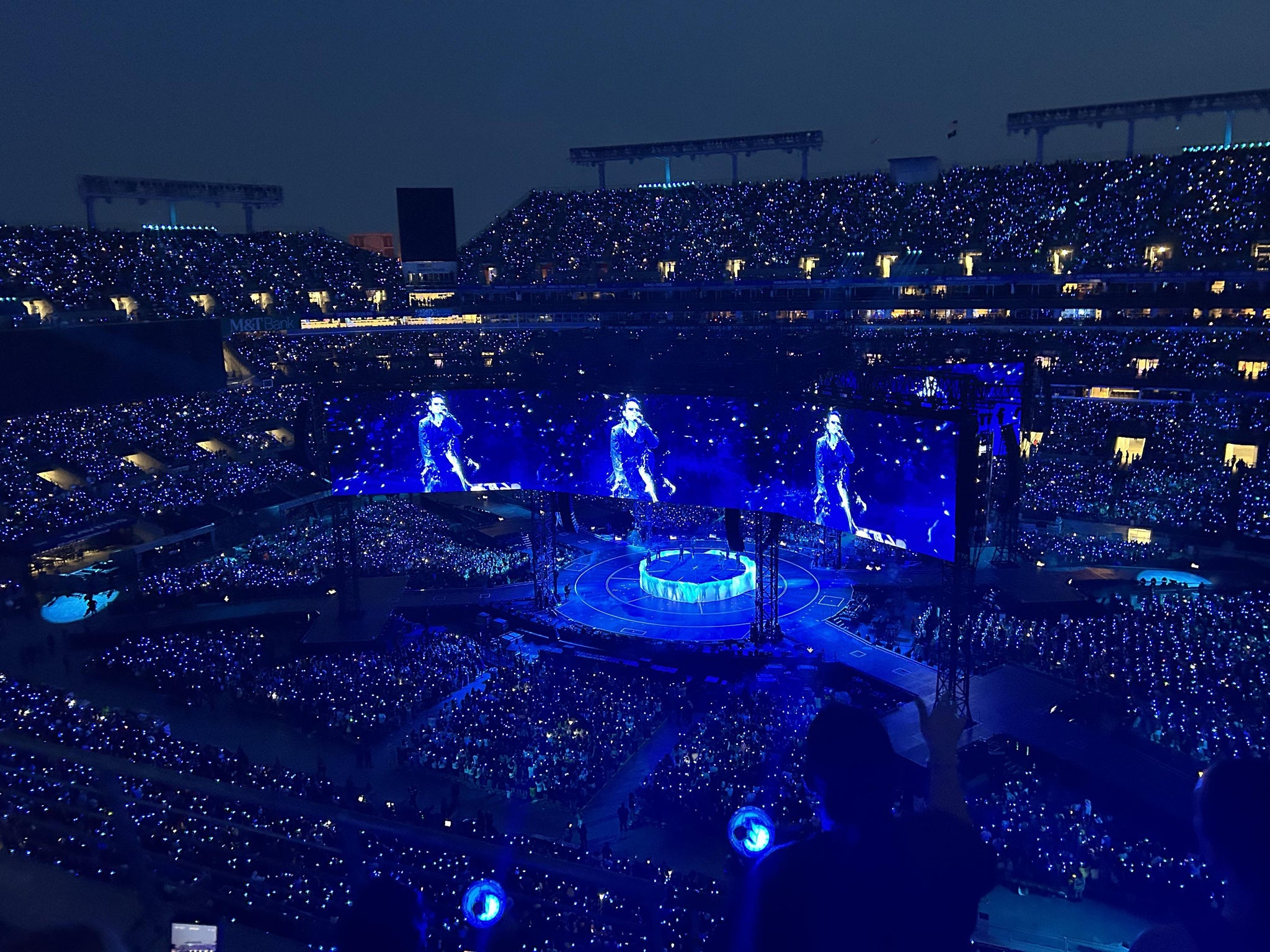 Real Fan View taken from Section 551 at M&T Bank Stadium by Kim N