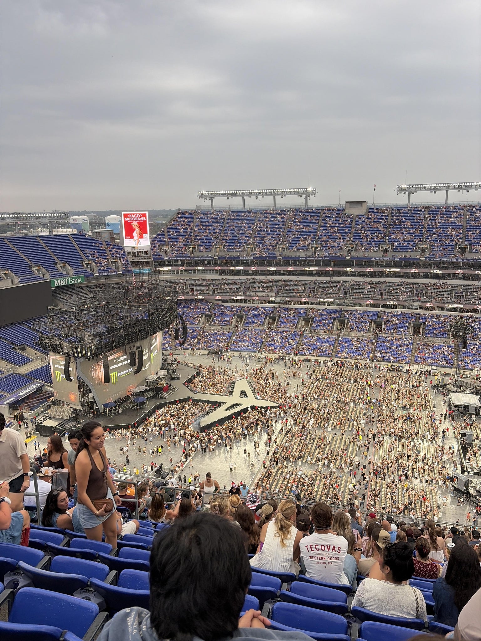 Vue réelle des fans prise de la Section 552 au site M&T Bank Stadium par Alexandria S