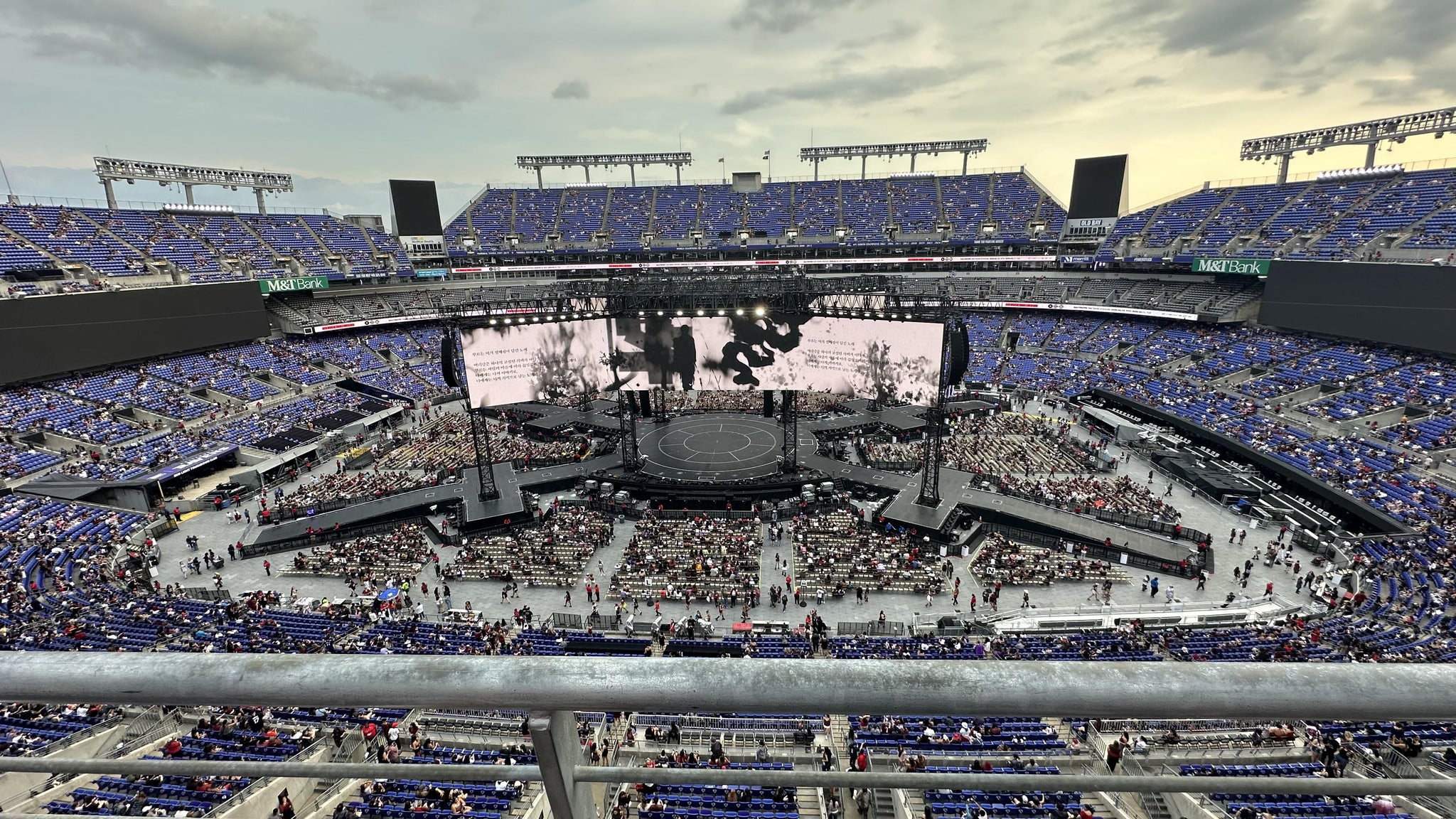 Real Fan View taken from Section 553 at M&T Bank Stadium by Anh N