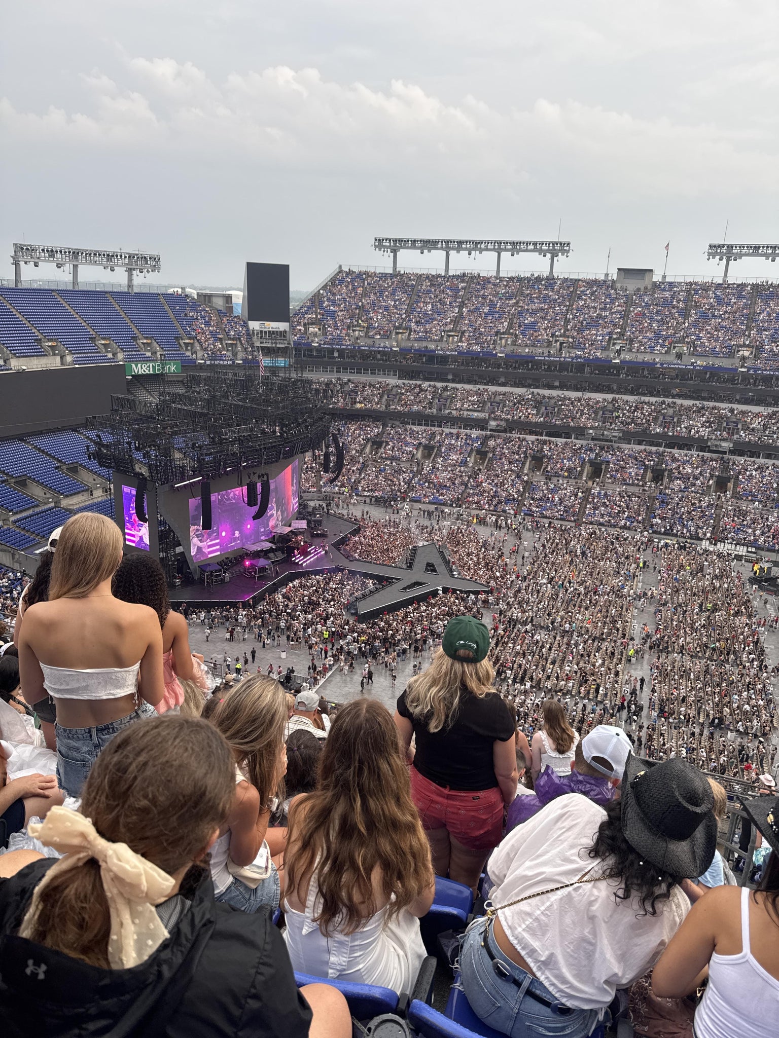 Real Fan View taken from Section 553 at M&T Bank Stadium by Sabrina G