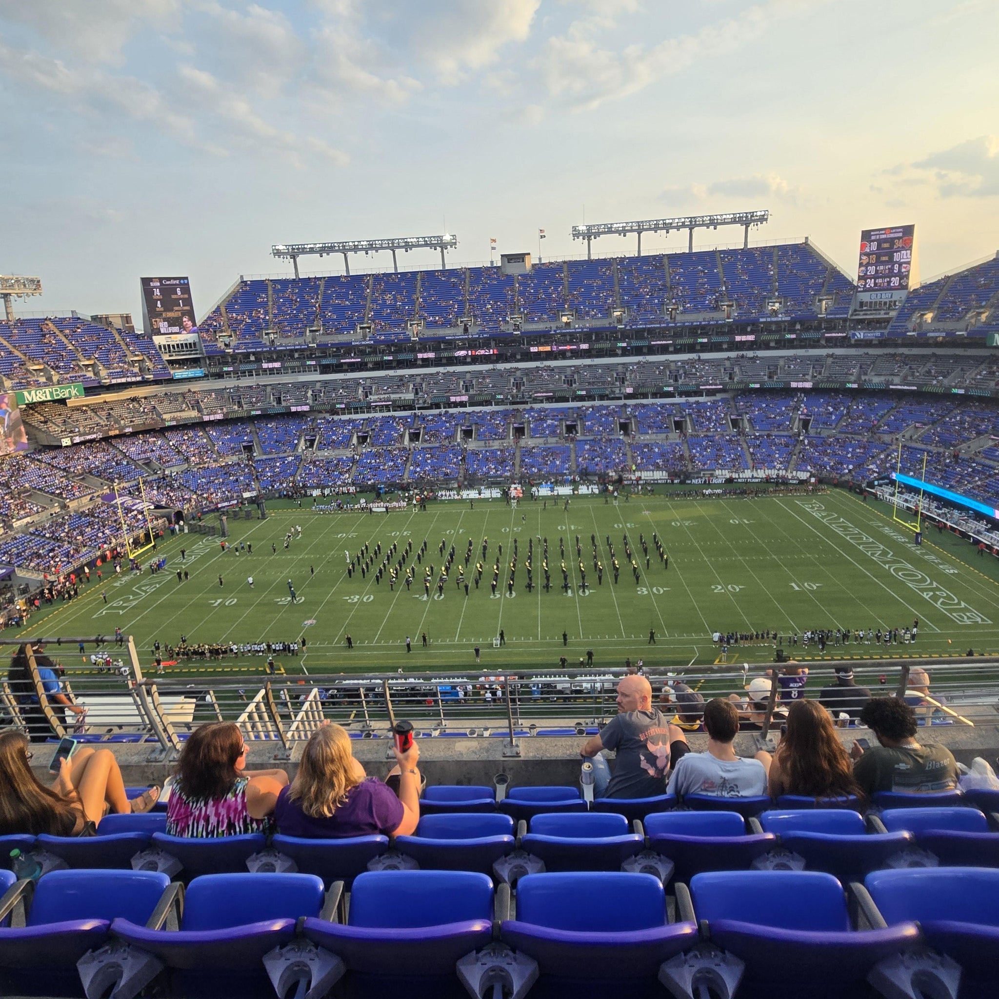Real Fan View taken from Section 553 at M&T Bank Stadium by James L