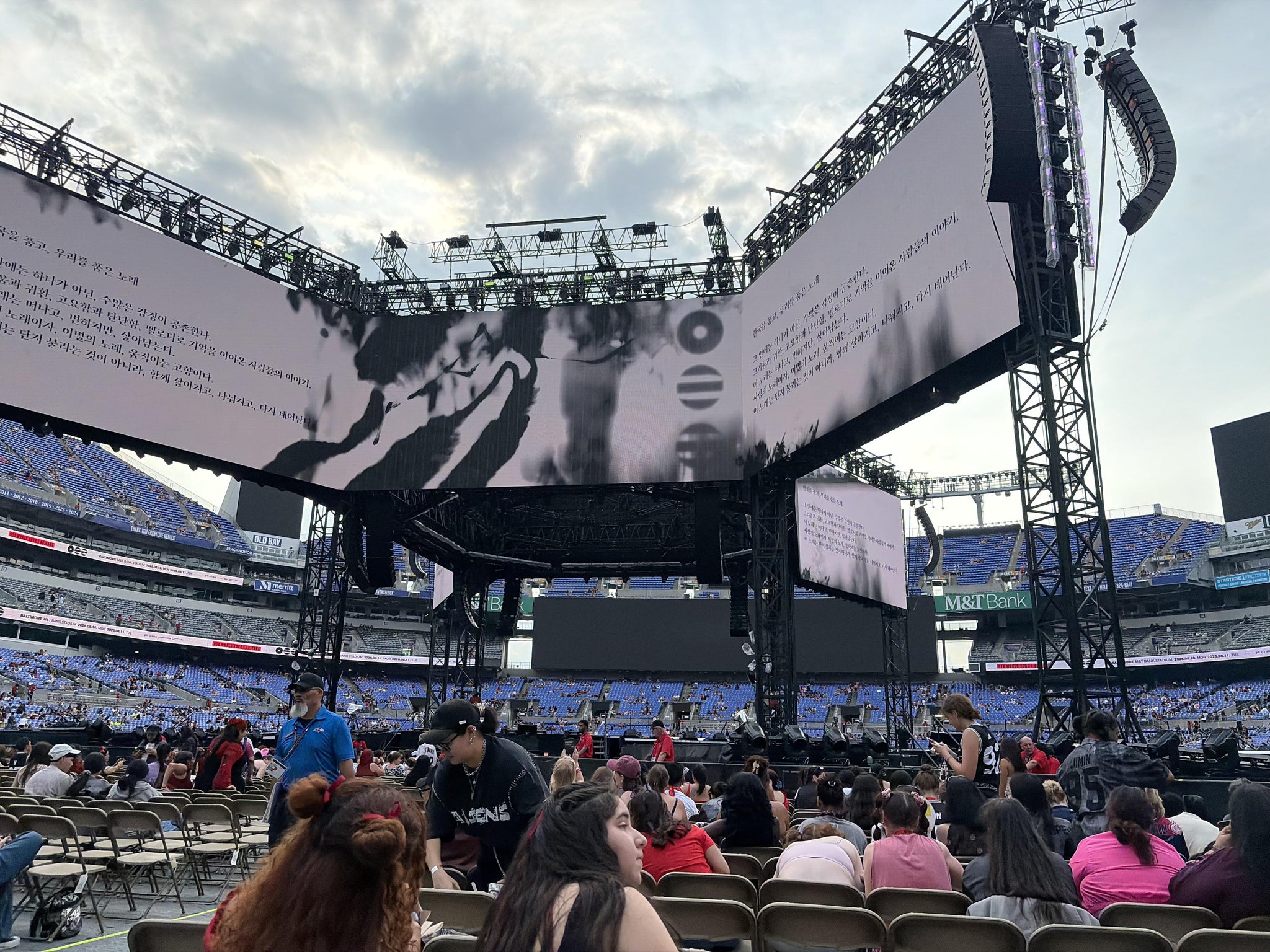 Vue réelle des fans prise de la Field C au site M&T Bank Stadium par Kayle P