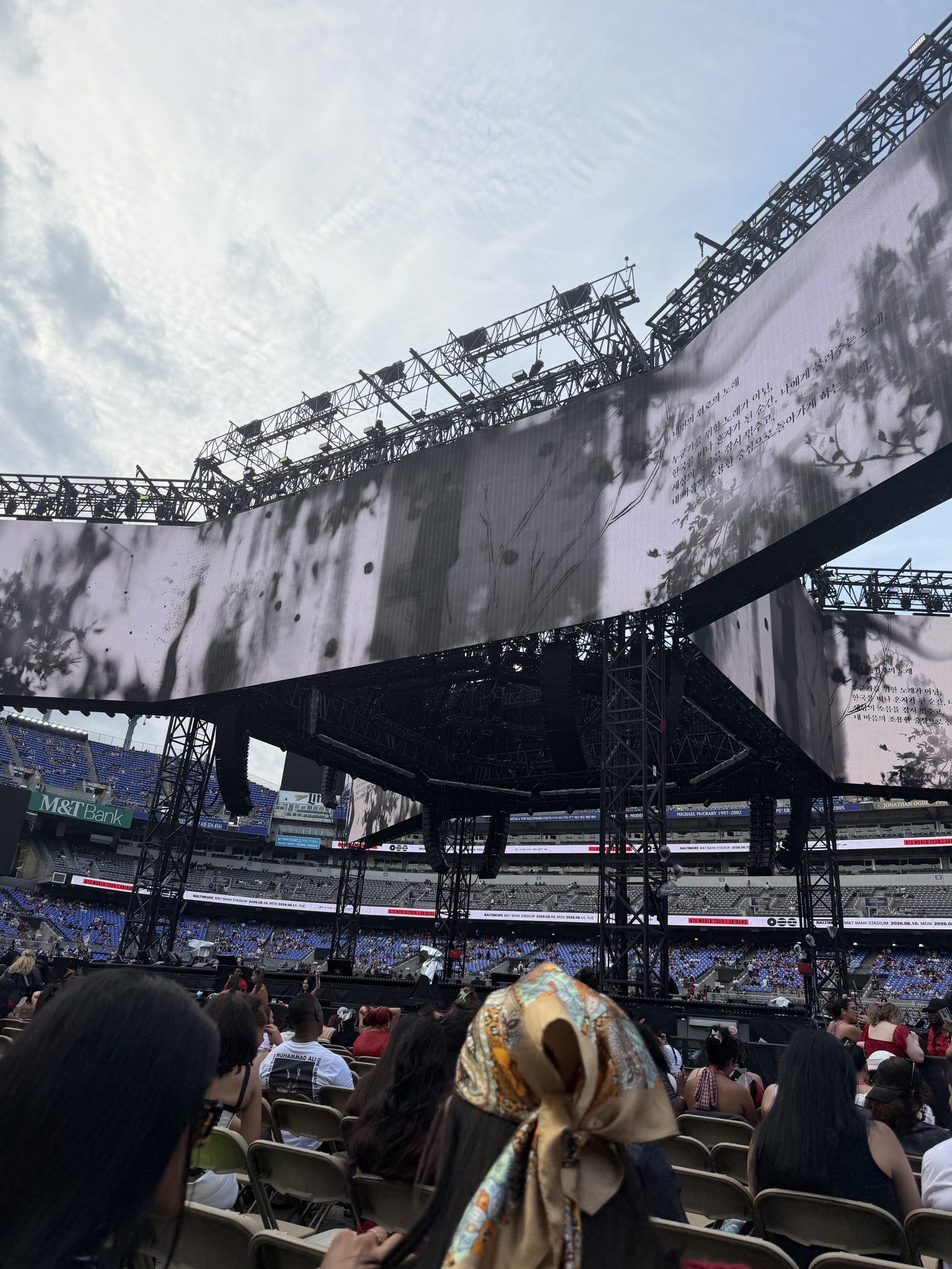 Real Fan View taken from Field E at M&T Bank Stadium by Camila P