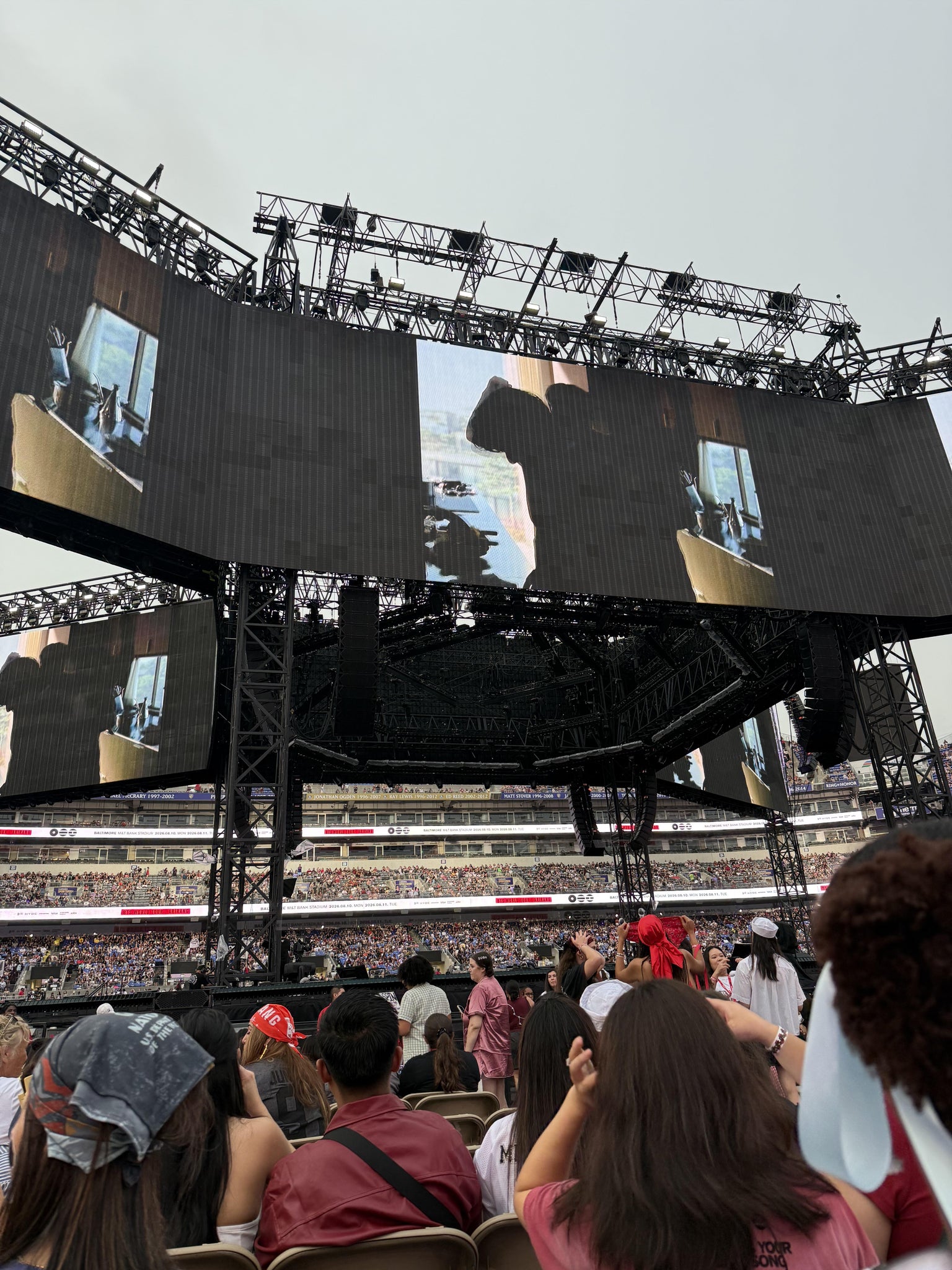 Real Fan View taken from Field G at M&T Bank Stadium by Rayna G